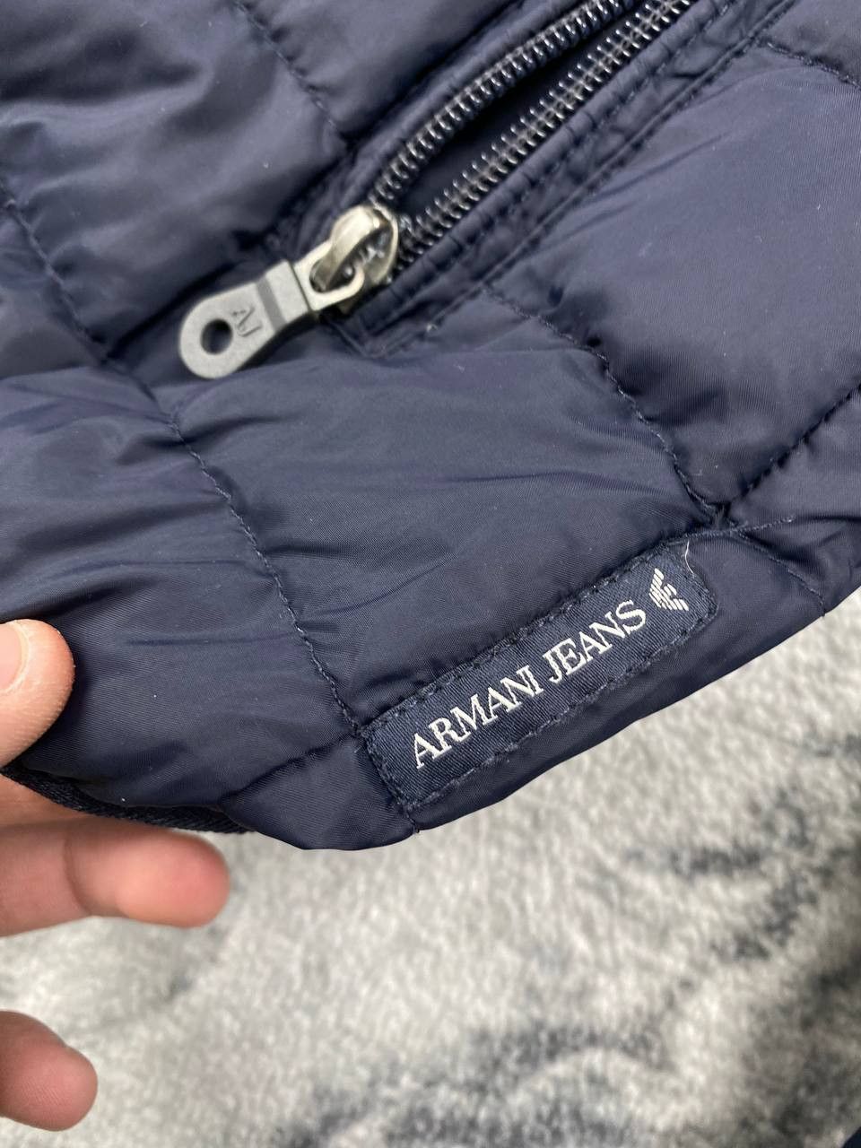 Armani Armani Jeans Down Jacket Men Size 50 Blue Size US M / EU 48-50 / 2 - 6 Thumbnail