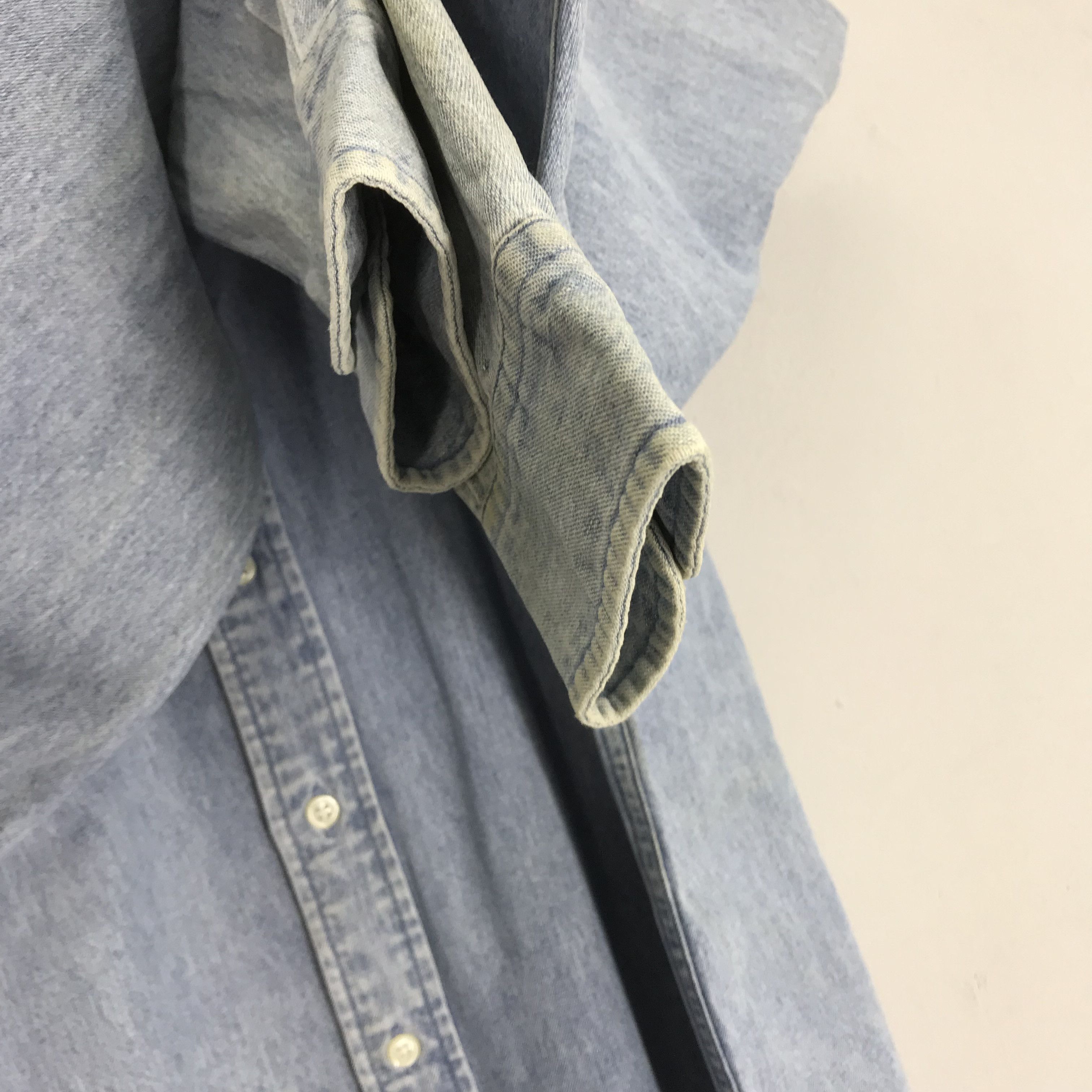 Polo Ralph Lauren × Vintage Vintage 90s Polo Ralph Lauren Small Pony Denim Jeans Shirt Size US L / EU 52-54 / 3 - 6 Thumbnail