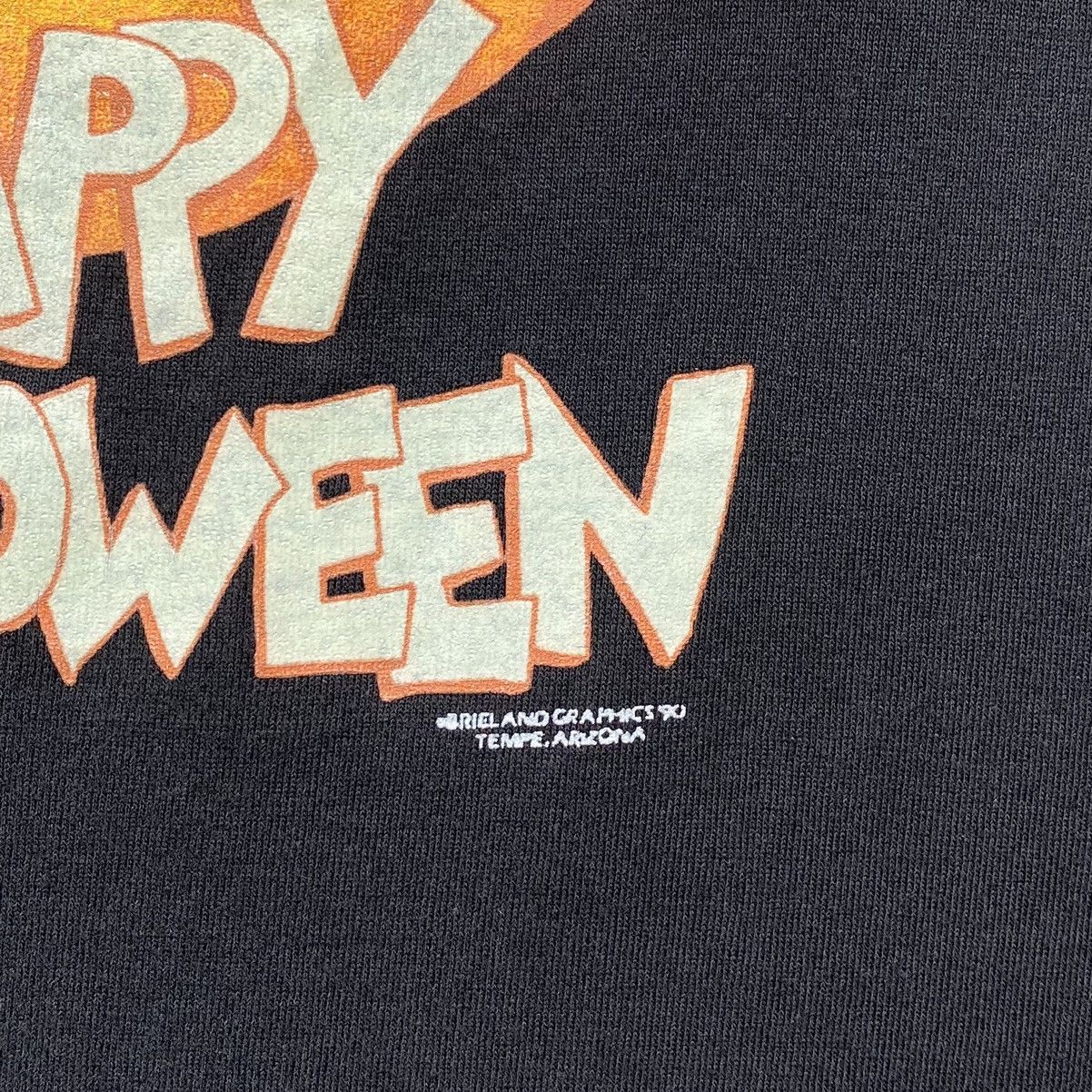 Other Vintage 90s Happy Halloween Shirt Pumpkin Happy Halloween Size US L / EU 52-54 / 3 - 7 Thumbnail