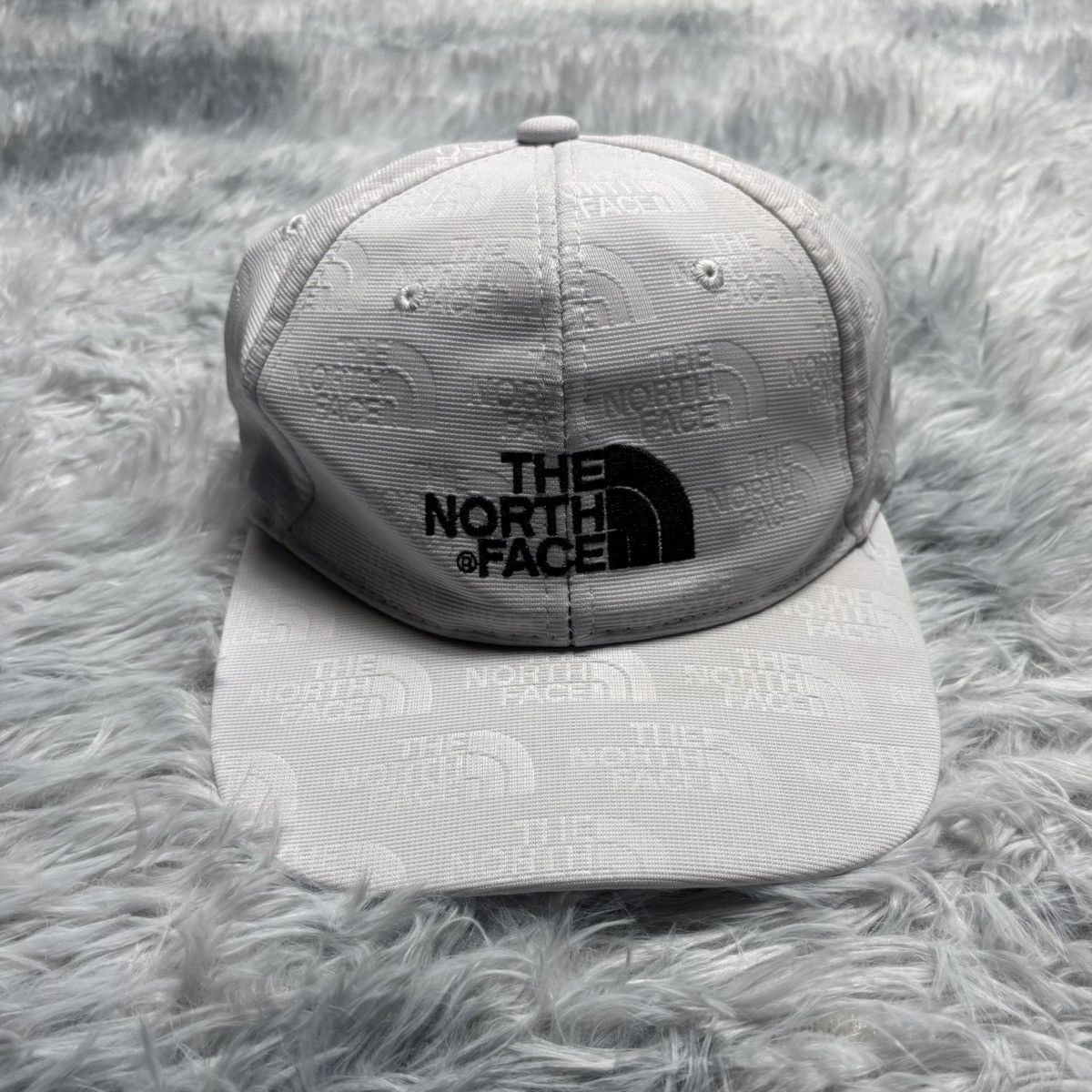 The North Face The North Face White Monogram Logo Baseball Cap Size ONE SIZE - 1 Thumbnail