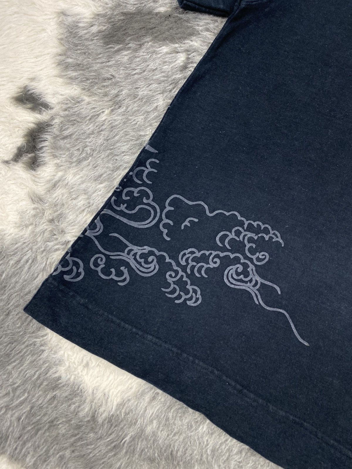 Japanese Brand KARA KURI TAMASHI Dragon Japanese Classic Sukajan Tshirt Size US M / EU 48-50 / 2 - 6 Thumbnail