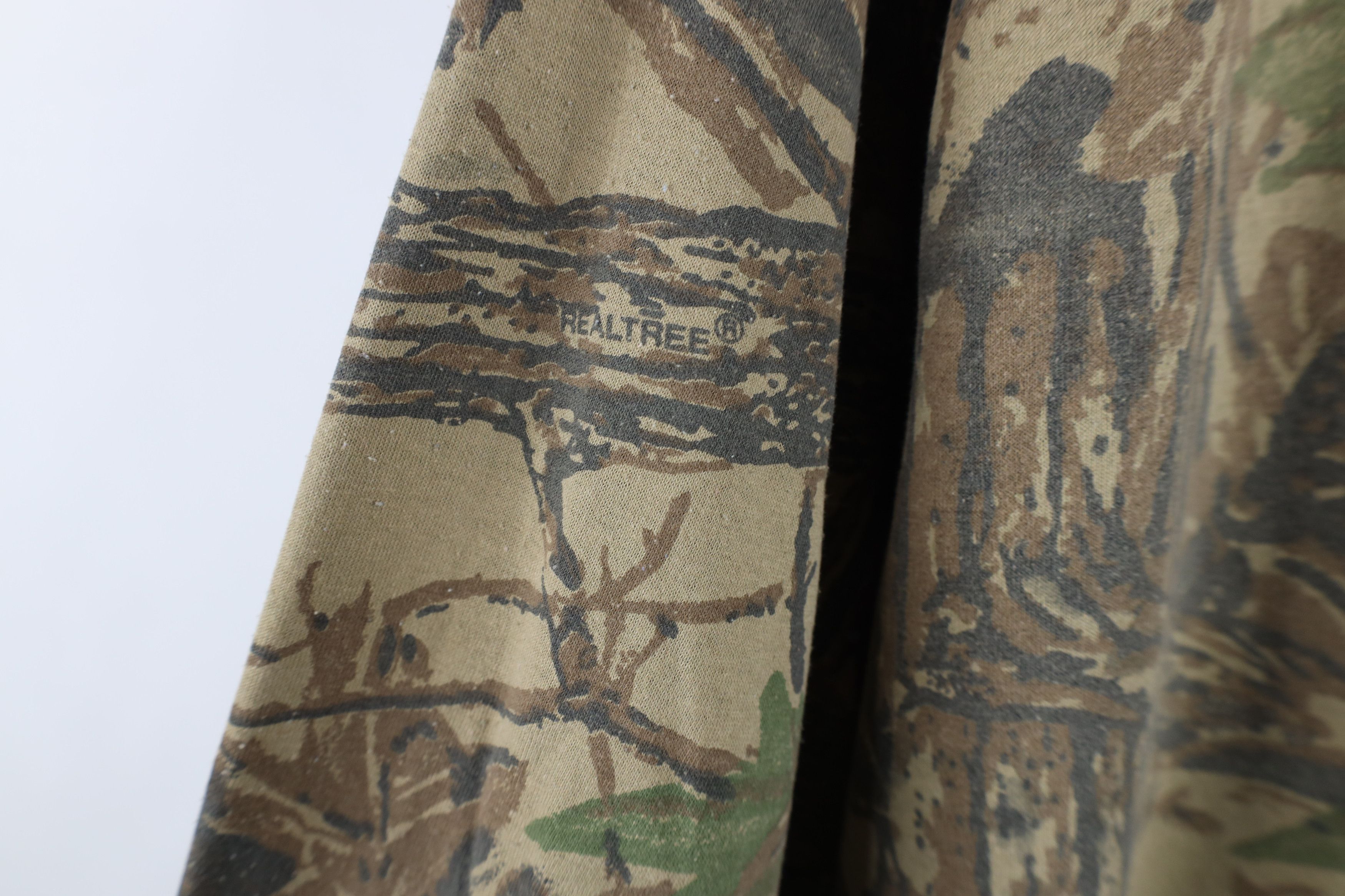 Vintage Vintage 90s Streetwear Camouflage Long Sleeve T-Shirt USA Size US XL / EU 56 / 4 - 6 Thumbnail