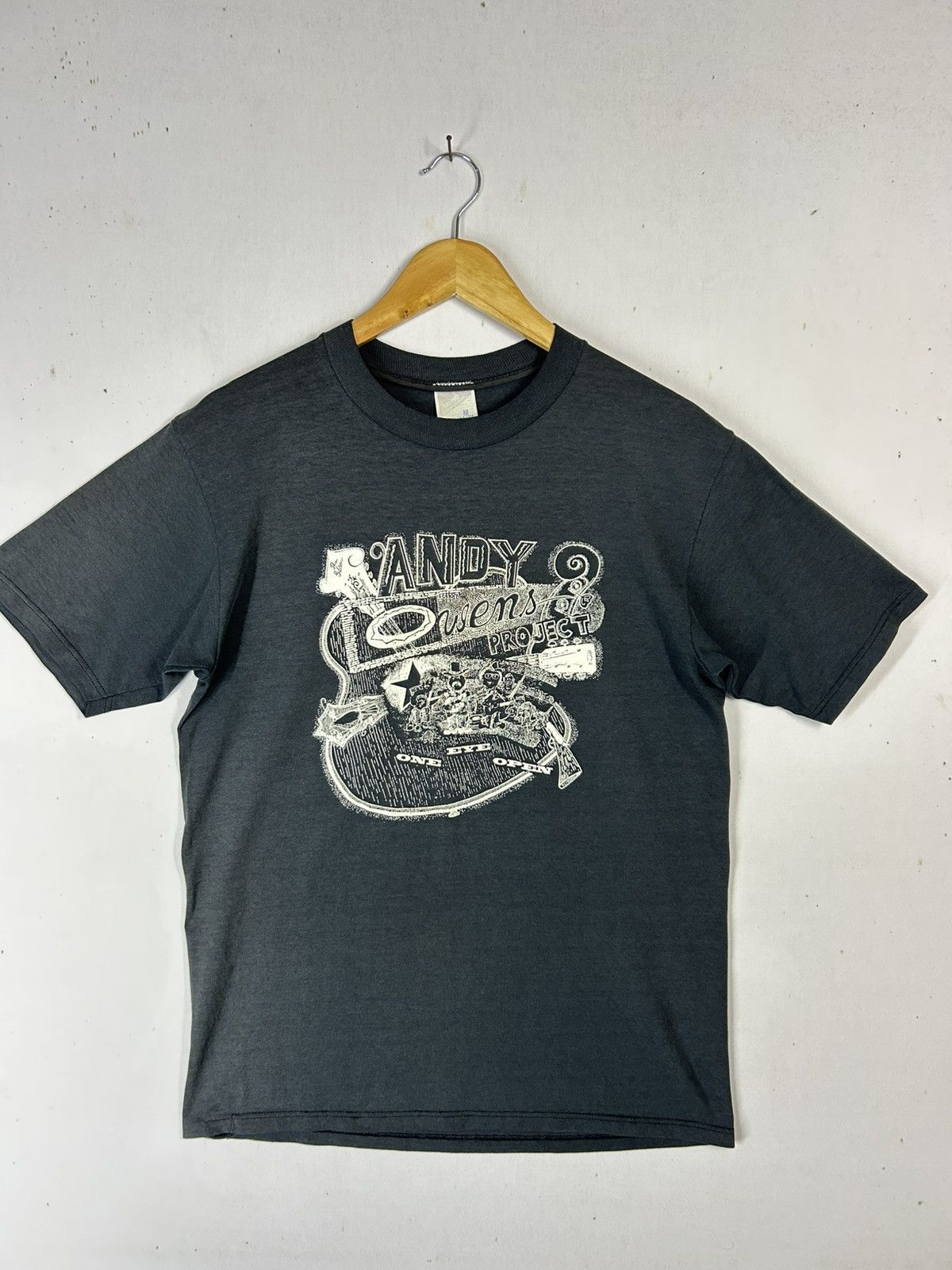 Band Tees × Jerzees × Vintage Vintage Sunfaded Andy Owens Project Japan Tour Size US M / EU 48-50 / 2 - 1 Thumbnail