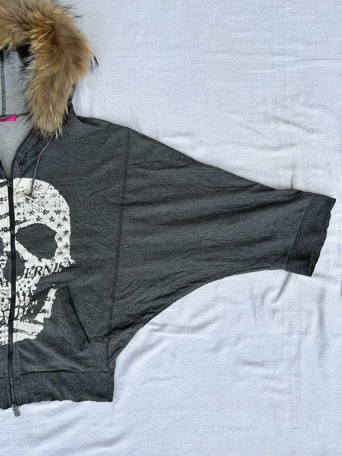 Japanese Brand 💸BINDINGOFFER💸 Fur hoodie chu xxx skull style Ifsix lgb Size US M / EU 48-50 / 2 - 6 Thumbnail
