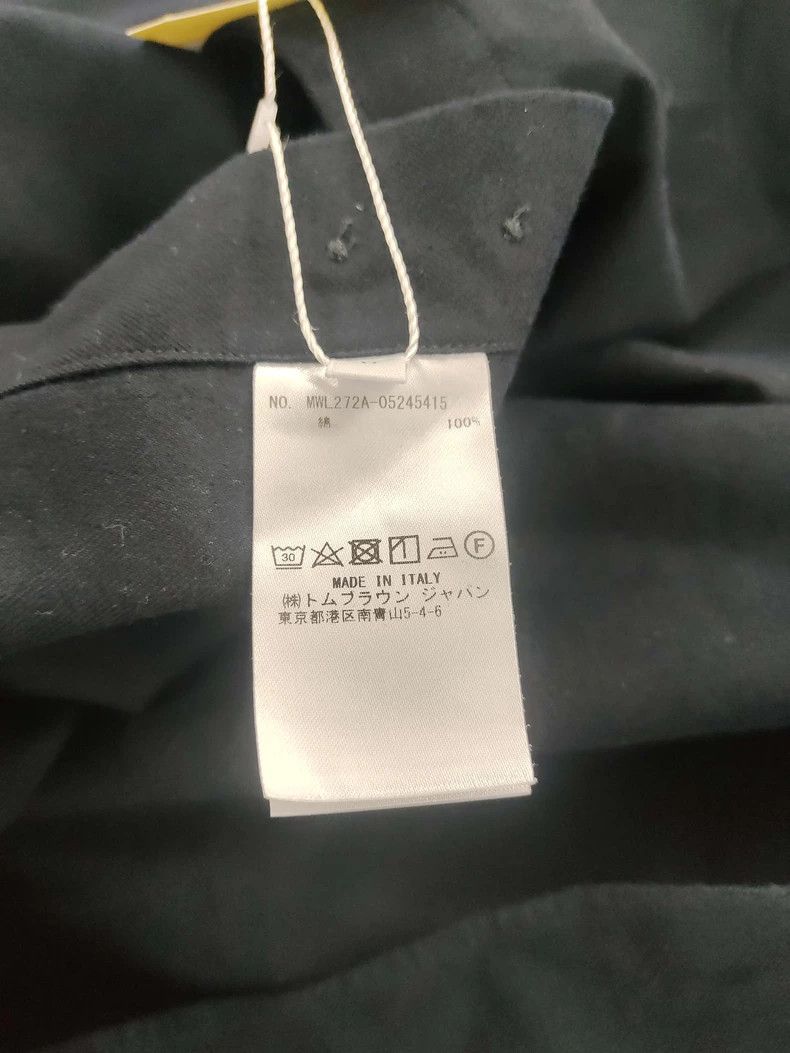 Thom Browne Thom Browne Blue and grey round neck short sleeves Size US S / EU 44-46 / 1 - 4 Thumbnail