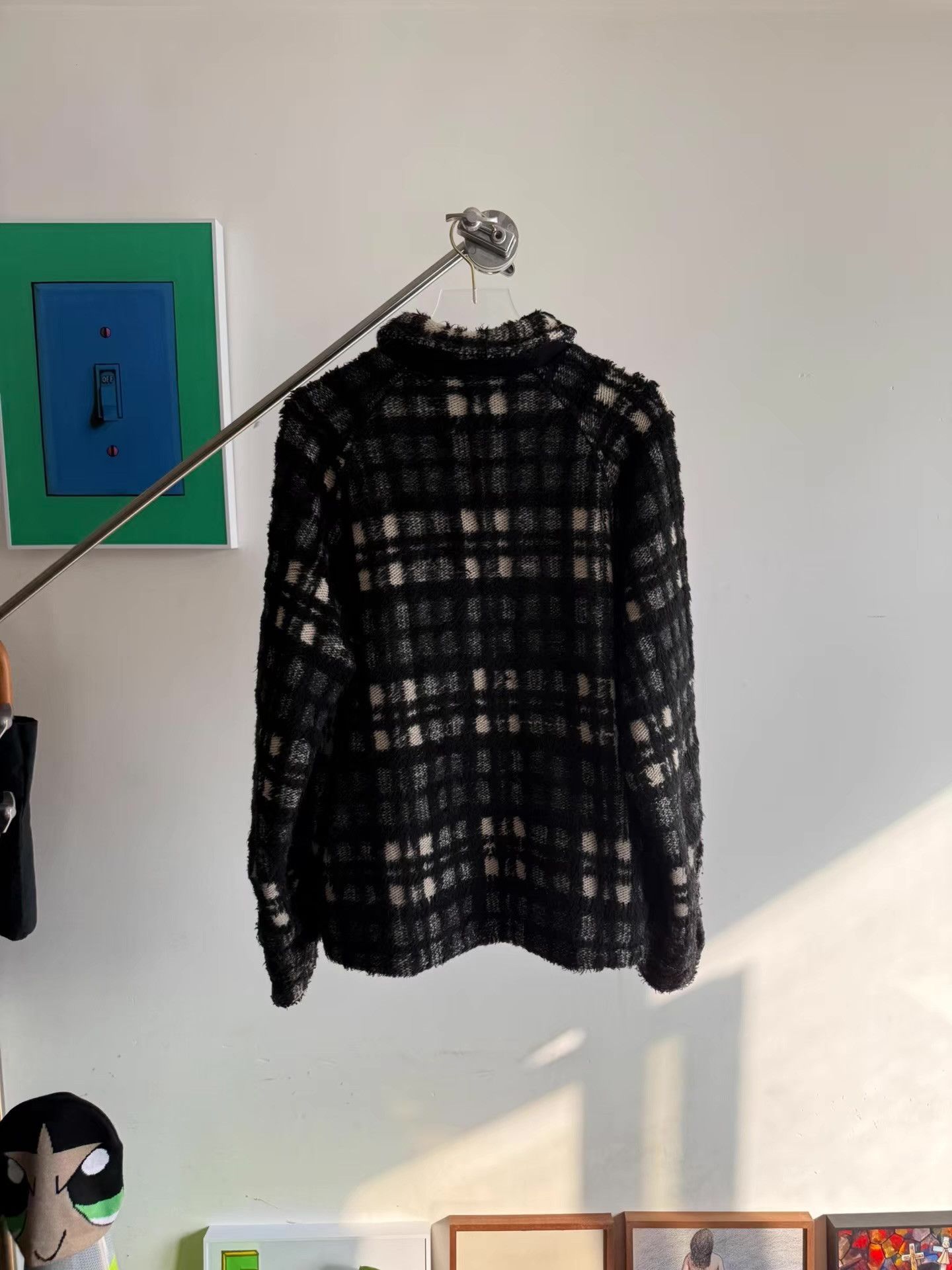 Represent Clo. Represent Black Plaid Coat Q17 Size US M / EU 48-50 / 2 - 2 Thumbnail