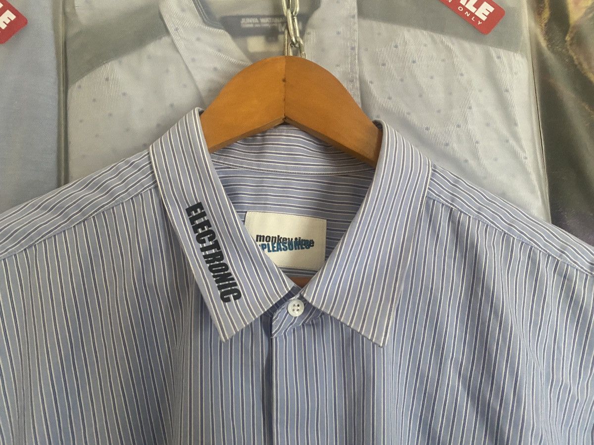 Japanese Brand Pleasure X Monkey Time Shirt Printed Music Record Size US L / EU 52-54 / 3 - 3 Thumbnail