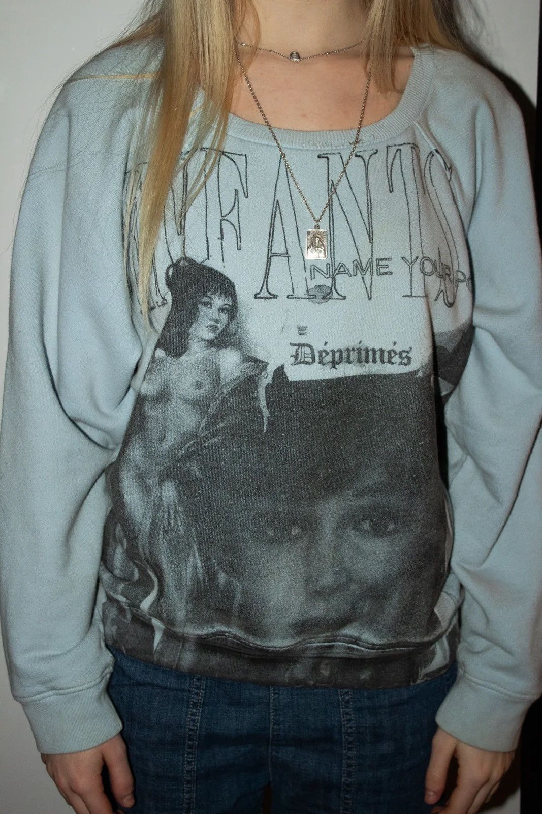 Enfants Riches Deprimes 🚭 ULTIMATE GRAIL 🚭 2021 “NAME YOUR POISON” LOGO CREWNECK Size US XS / EU 42 / 0 - 4 Thumbnail