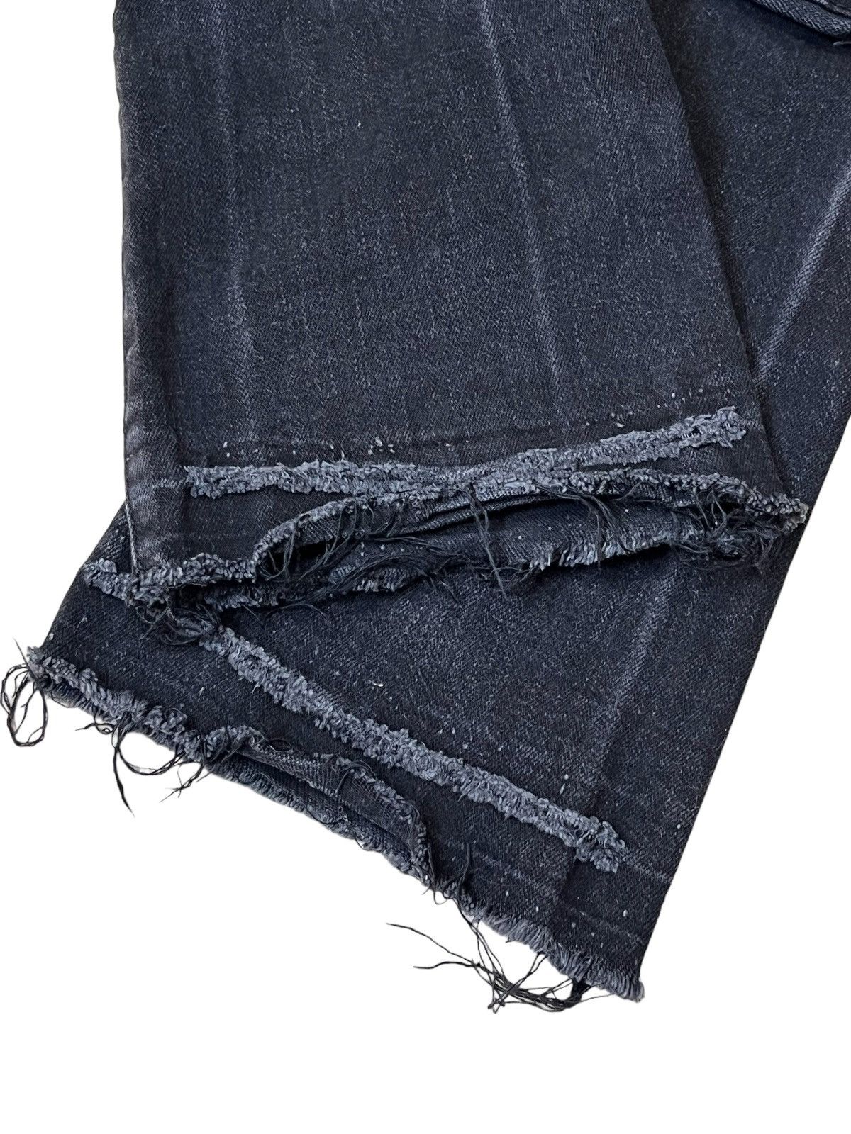 Le Grande Bleu (L.G.B.) SICK🔥PHEELINGS STACKED BONDAGE STRETCH COTTON FLARE JEANS Size US 30 / EU 46 - 16 Thumbnail