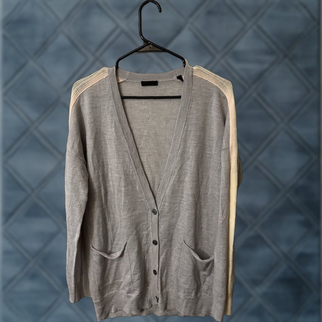 ATM Anthony Thomas Melillo ATM Anthony Thomas Melillo Wool Cardigan Sweater Cardigan Women S Gray Size S Preppy Size S / US 4 / IT 40 - 1 Thumbnail