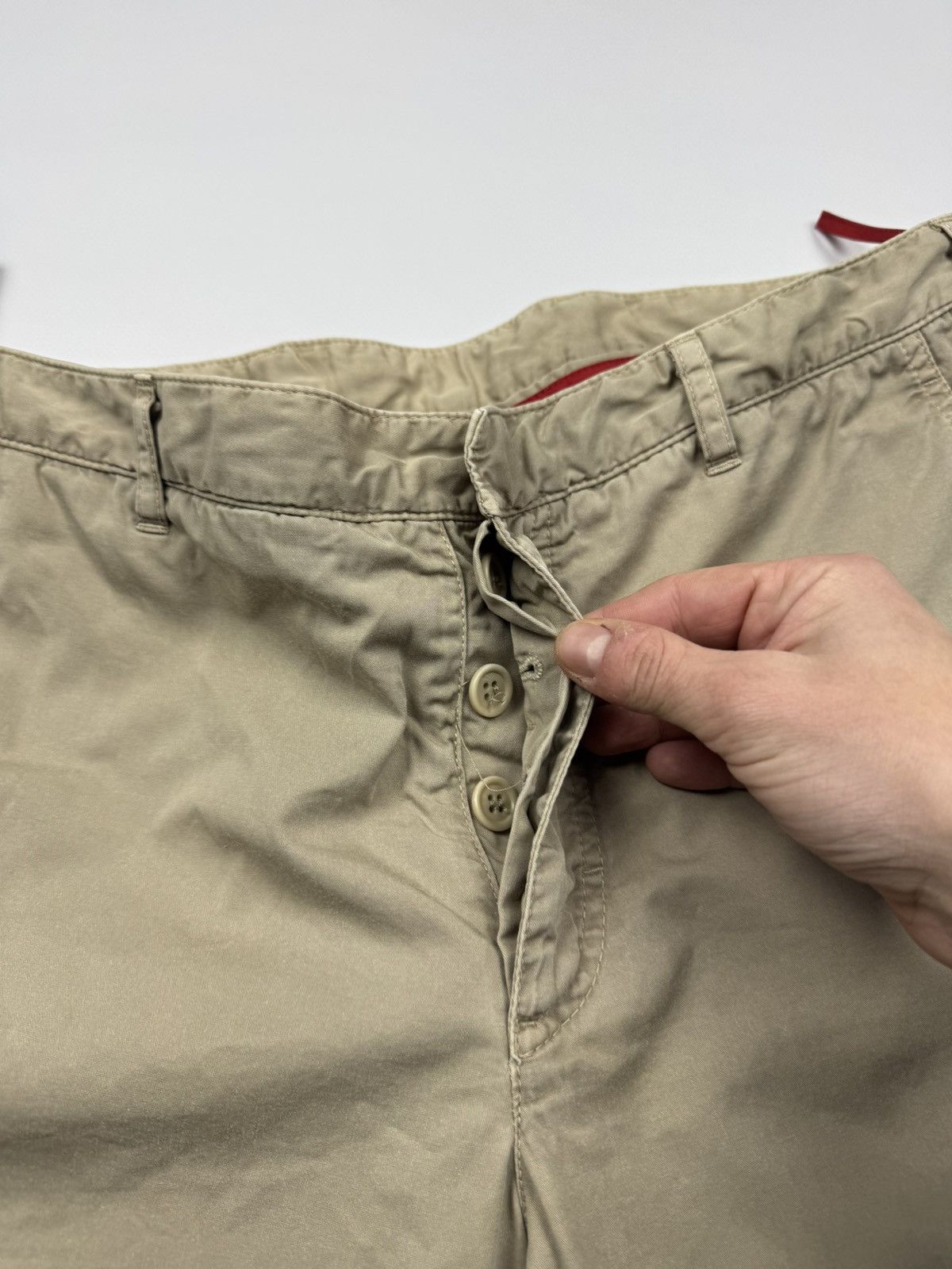 Prada Vintage Prada Men's Beige Chino Pants Size US 34 / EU 50 - 6 Thumbnail