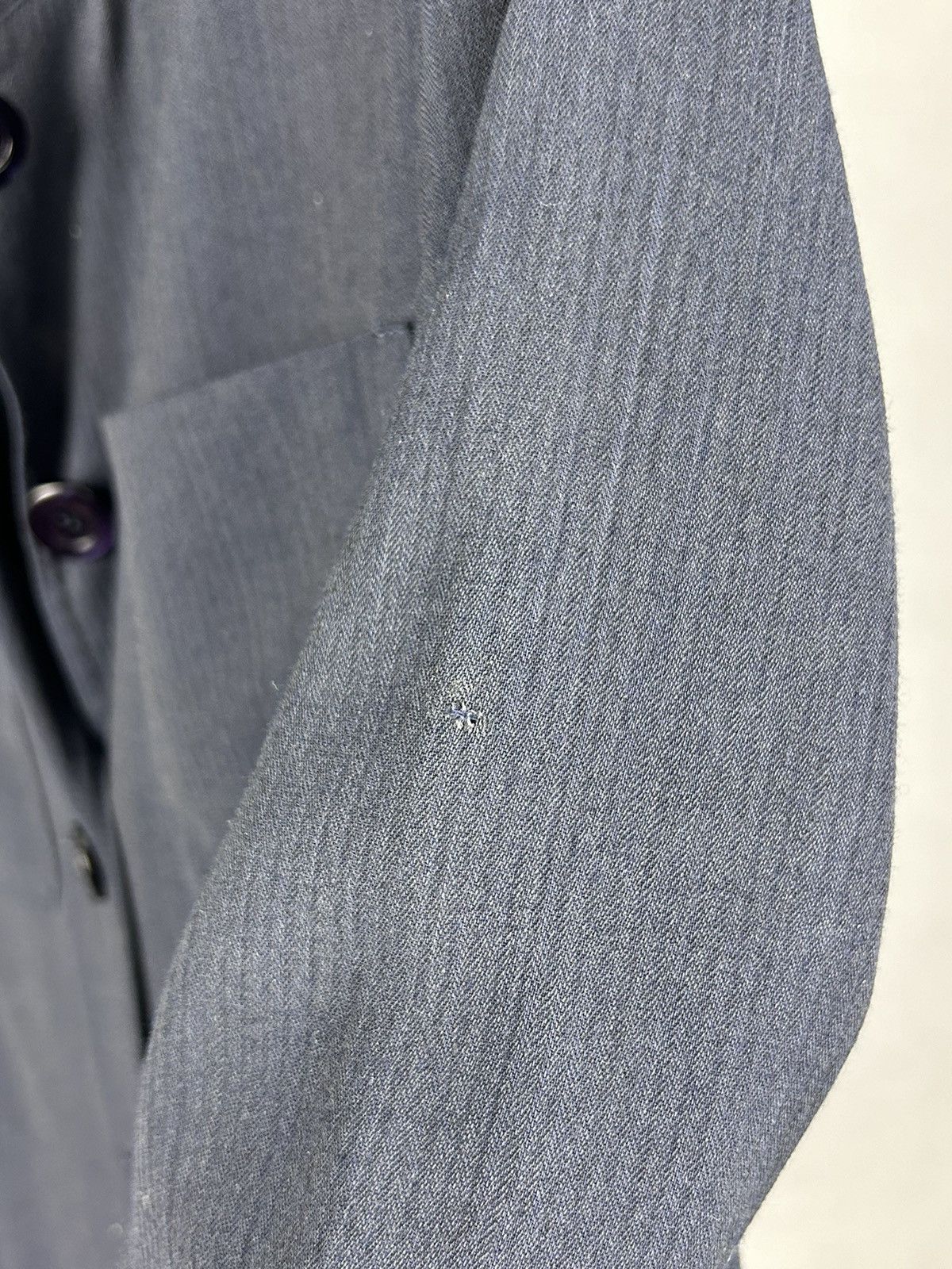 Armani Armani Jeans Women’s Navy Minimalist Blazer Made in Italy Size M / US 6-8 / IT 42-44 - 11 Thumbnail