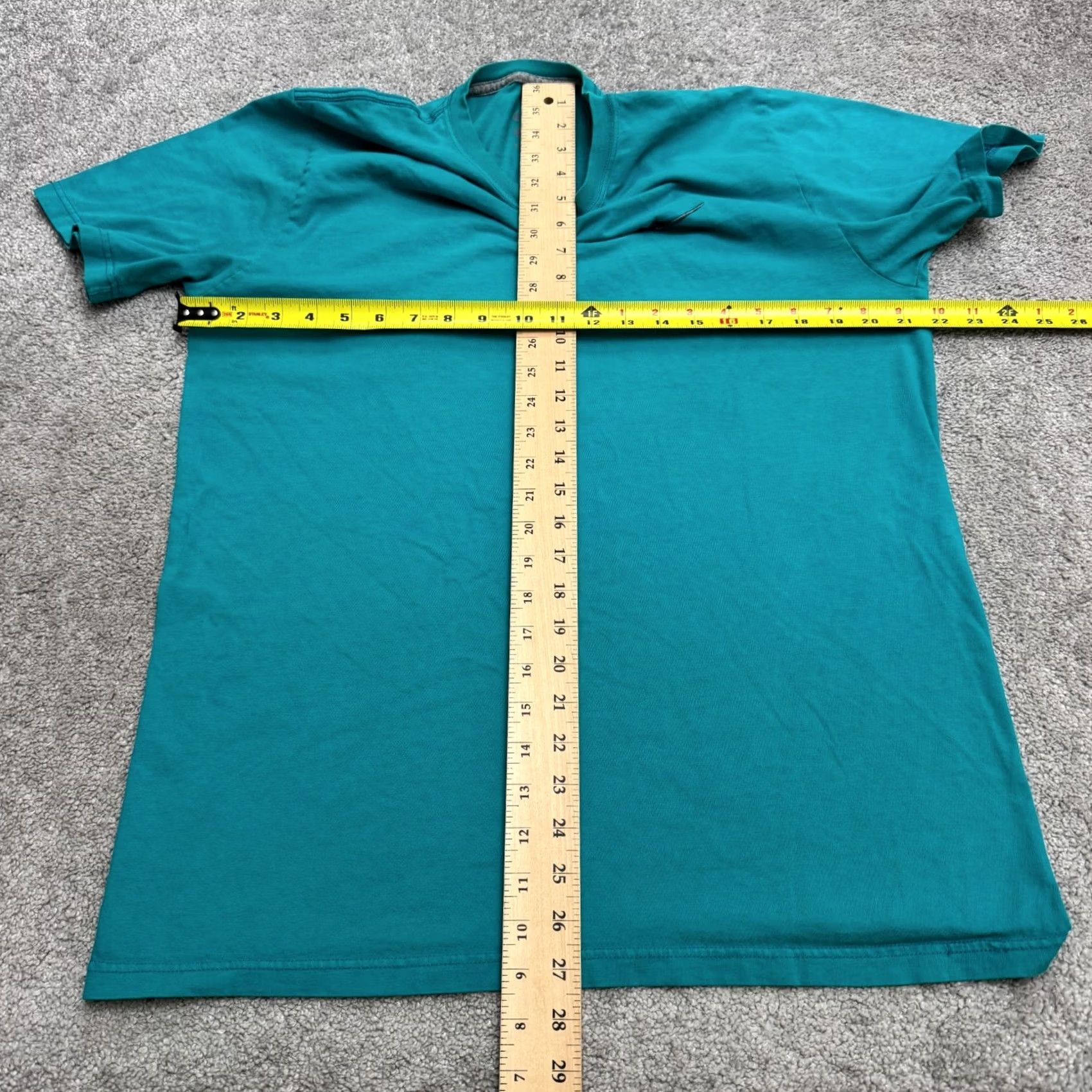 Nike Nike Mens Large Teal Blue Crew Neck Short Sleeve Cotton Tee Shirt Swoosh Logo Size US L / EU 52-54 / 3 - 7 Thumbnail