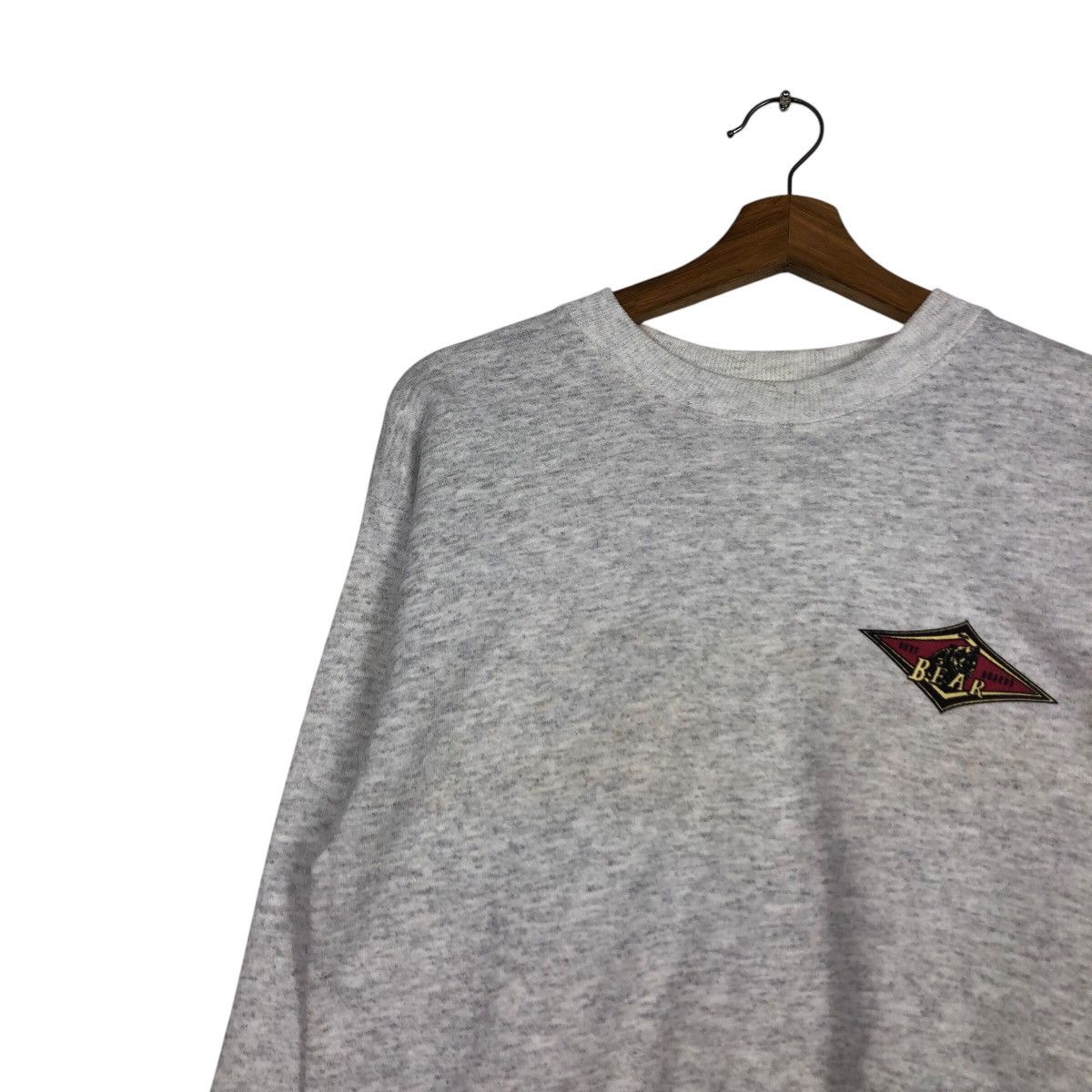Vintage BEAR USA Archival Grey Crewneck Logo Hit True 90s Athletic Size US M / EU 48-50 / 2 - 8 Thumbnail