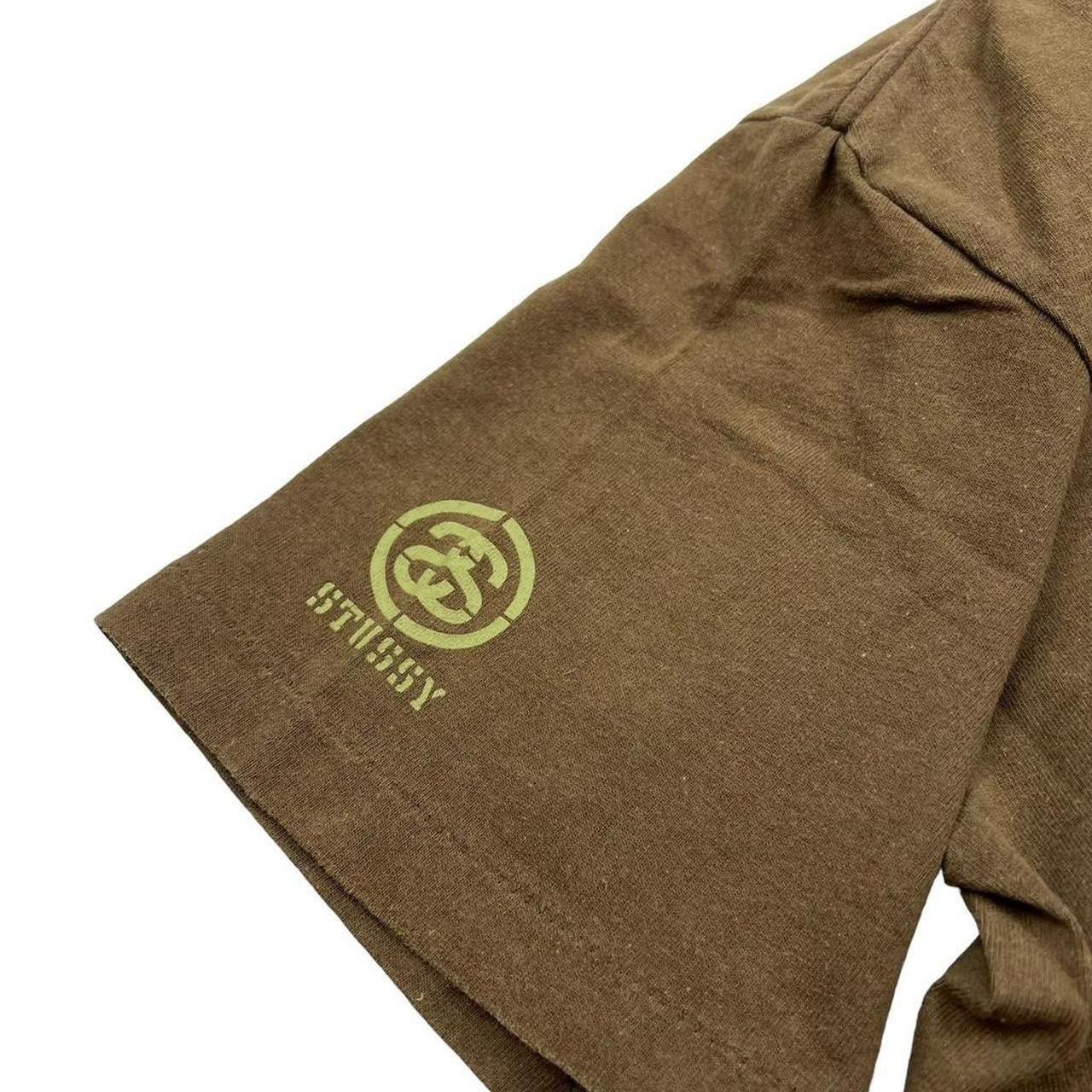 Stussy Vintage 90s Stussy Military Army Truck T-Shirt Khaki Medium Size US M / EU 48-50 / 2 - 4 Thumbnail