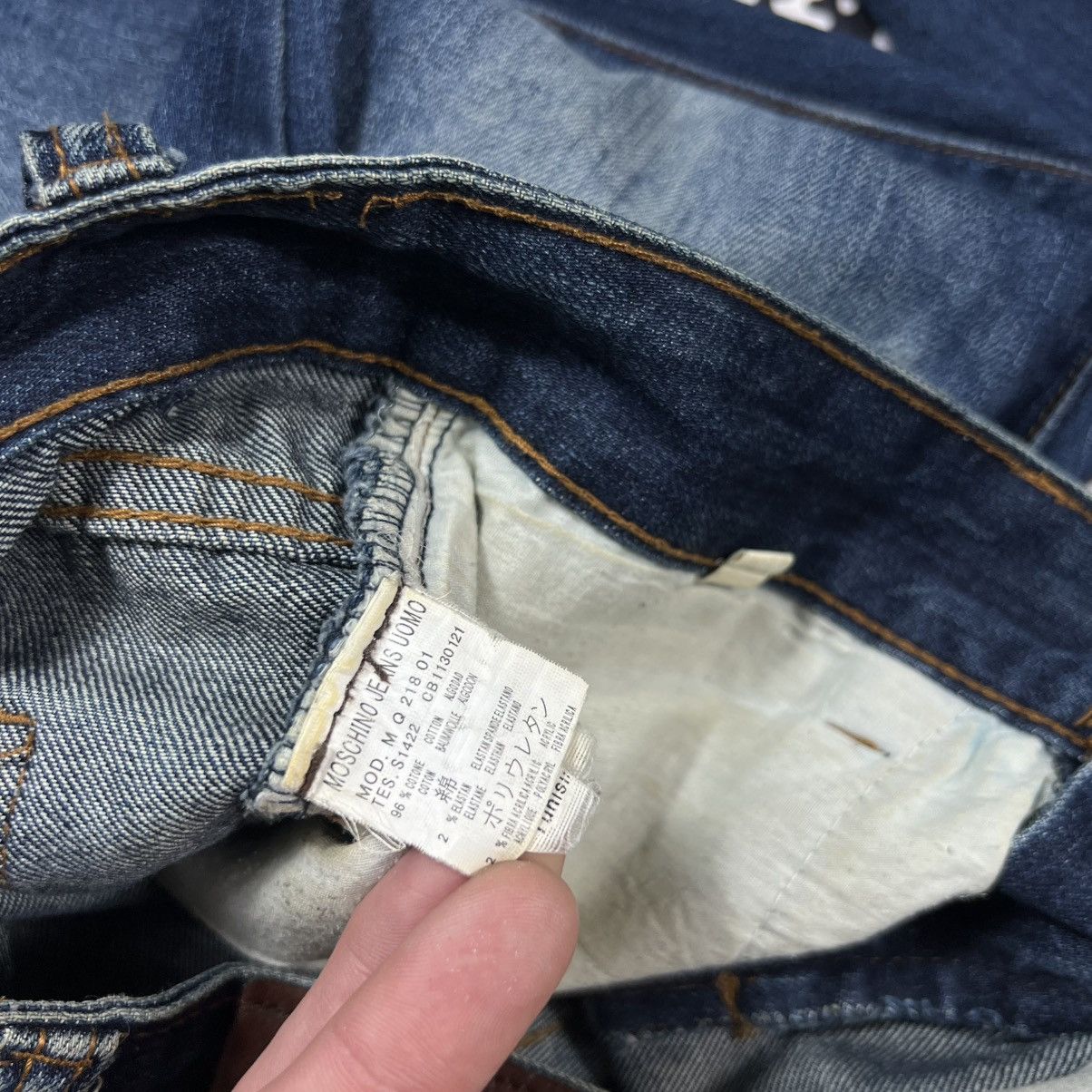 Moschino Vintage Y2K Moschino Luxury Retro Casual Style Denim Jeans Size US 30 / EU 46 - 12 Thumbnail