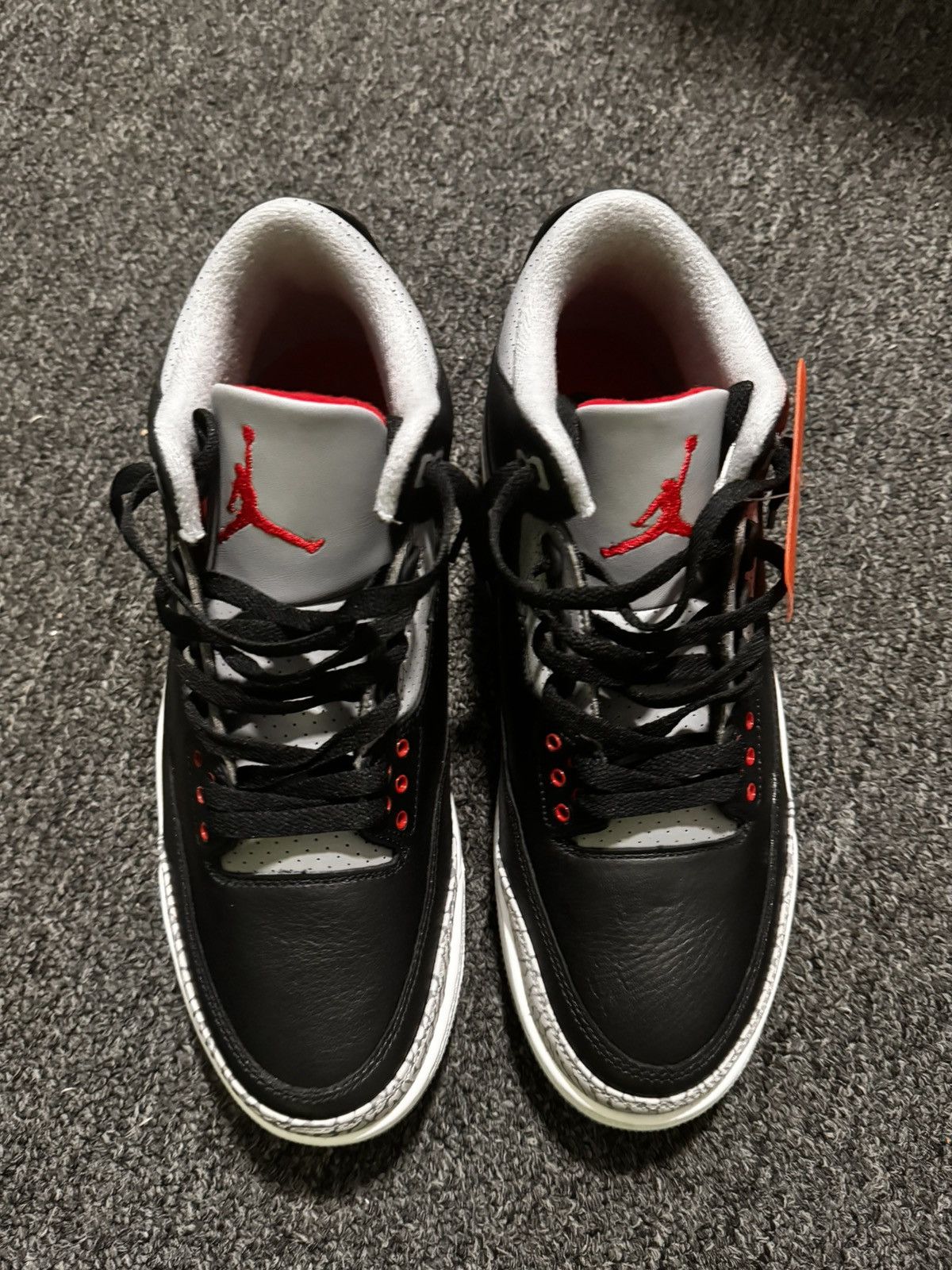 Jordan Brand AIR JORDAN 3 RETRO BLACK CEMENT 2024 Size US 10 / EU 43 - 3 Thumbnail