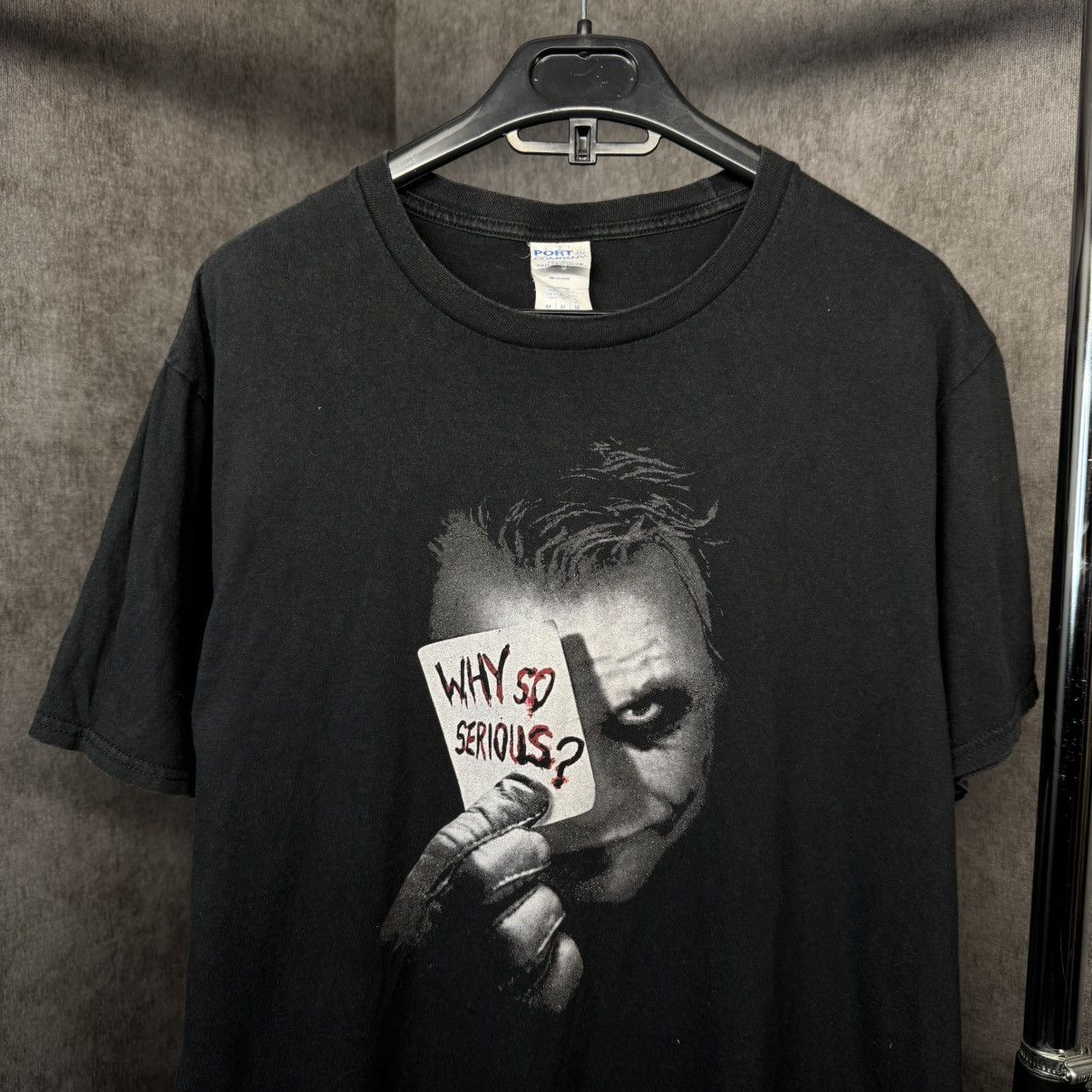 Vintage Vintage Joker t-shirt “Why So Serious” Size US M / EU 48-50 / 2 - 2 Thumbnail