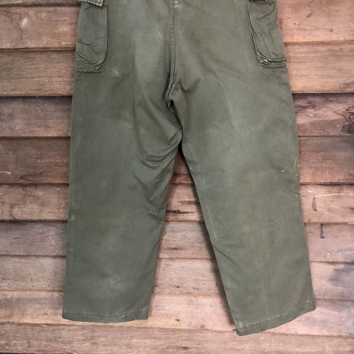 Vintage DL Japan army double knee vintage Green Cargo pants #S2779 Size US 30 / EU 46 - 13 Thumbnail