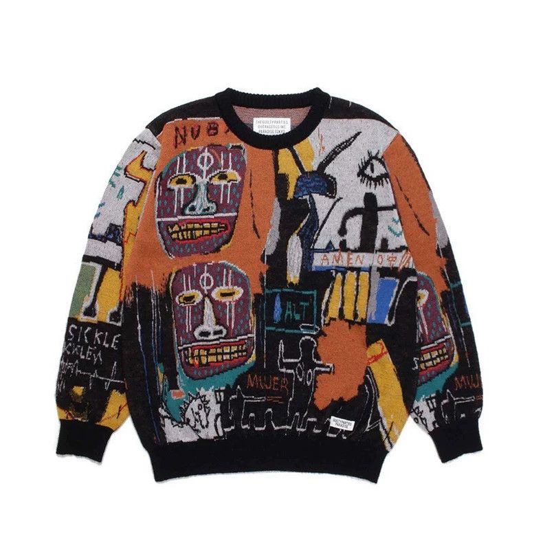 Wacko Maria Wacko Maria BASQUIAT Nissan Basquiat Graffiti Circle Size US XL / EU 56 / 4 - 3 Thumbnail