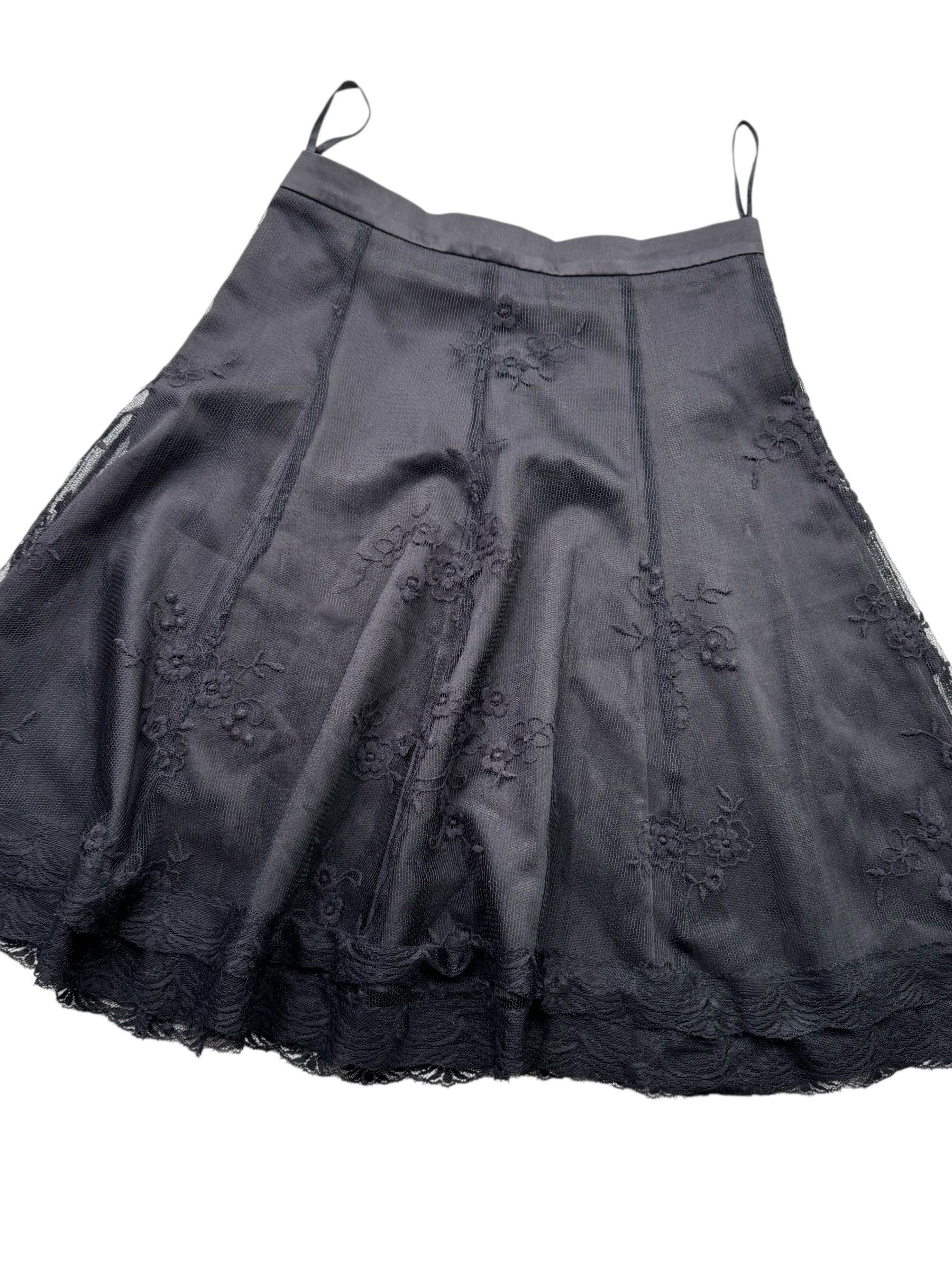 Vintage Vintage Flare Skirt W252(V9) Size 25" / US 0 / IT 36 - 4 Thumbnail
