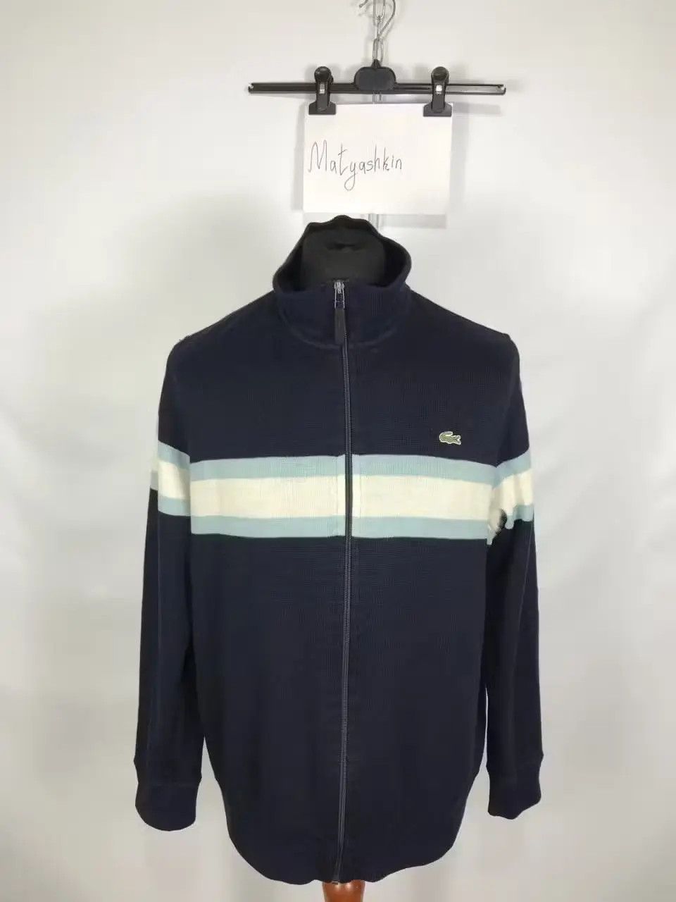 Designer × Lacoste × Vintage Vintage Lacoste full zip knit jumper size M Size US M / EU 48-50 / 2 - 1 Thumbnail