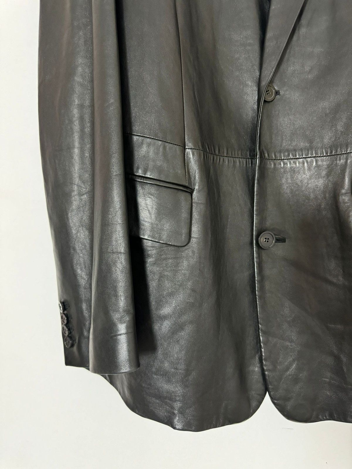 Balenciaga SS23 SOFT LEATHER BLAZER SB OVERSIZE JACKET Size US M / EU 48-50 / 2 - 5 Thumbnail
