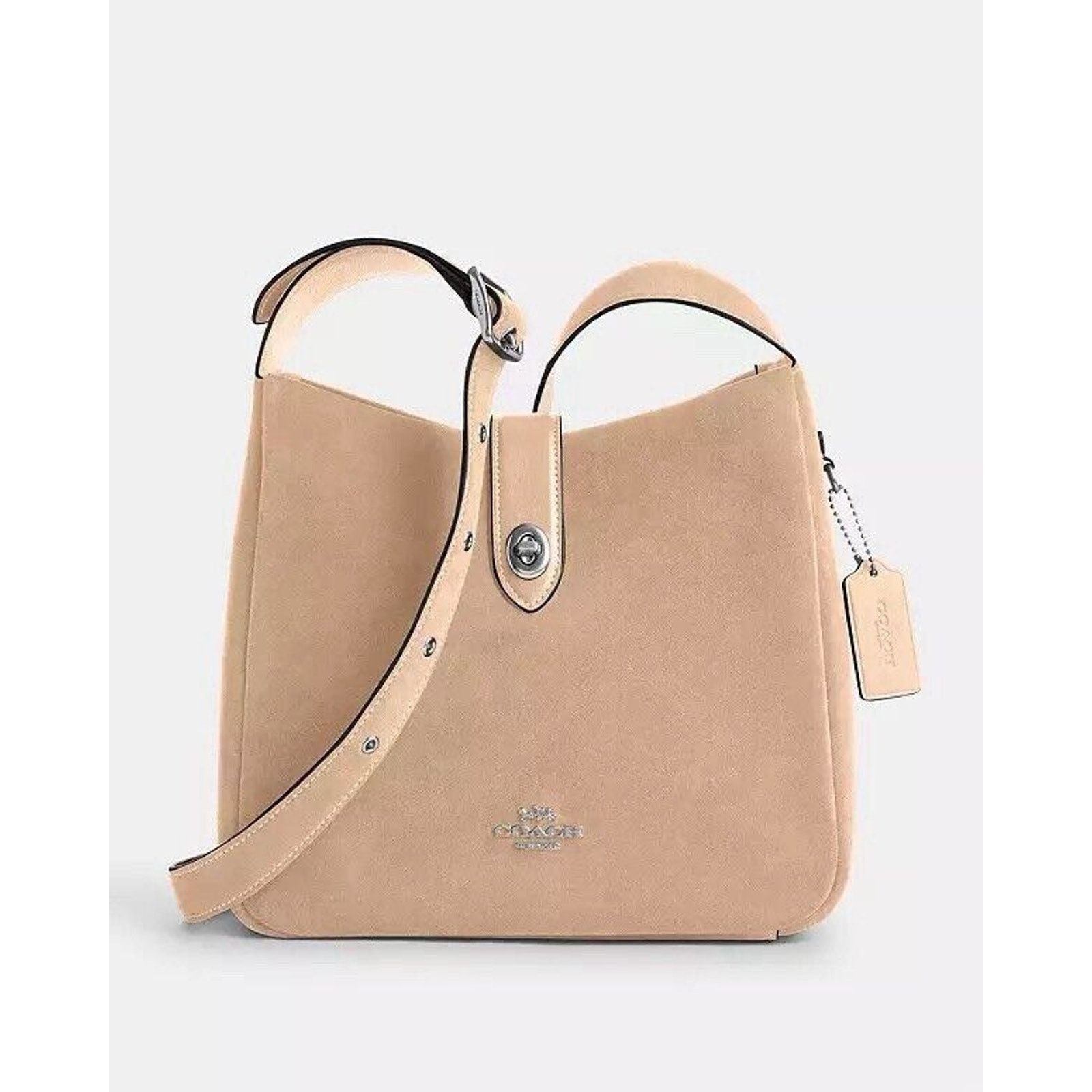 Coach NWT Coach Hadley Convertible Crossbody Bag Suede CW004 Size ONE SIZE - 6 Thumbnail