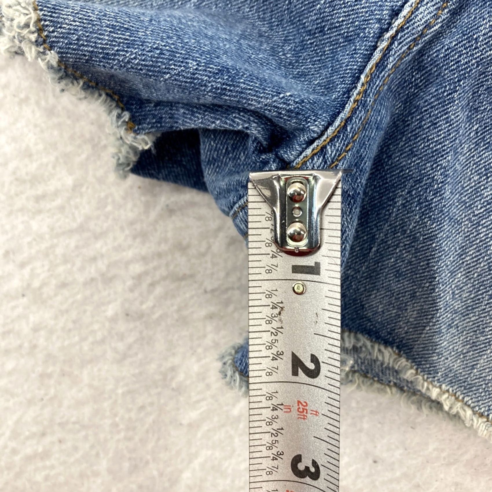 Levi's Levi's Denim High Rise Shortie Shorts 9X2 Jeans 9 Women Blue Vintage: No? Size 30" / US 8 / IT 44 - 5 Thumbnail