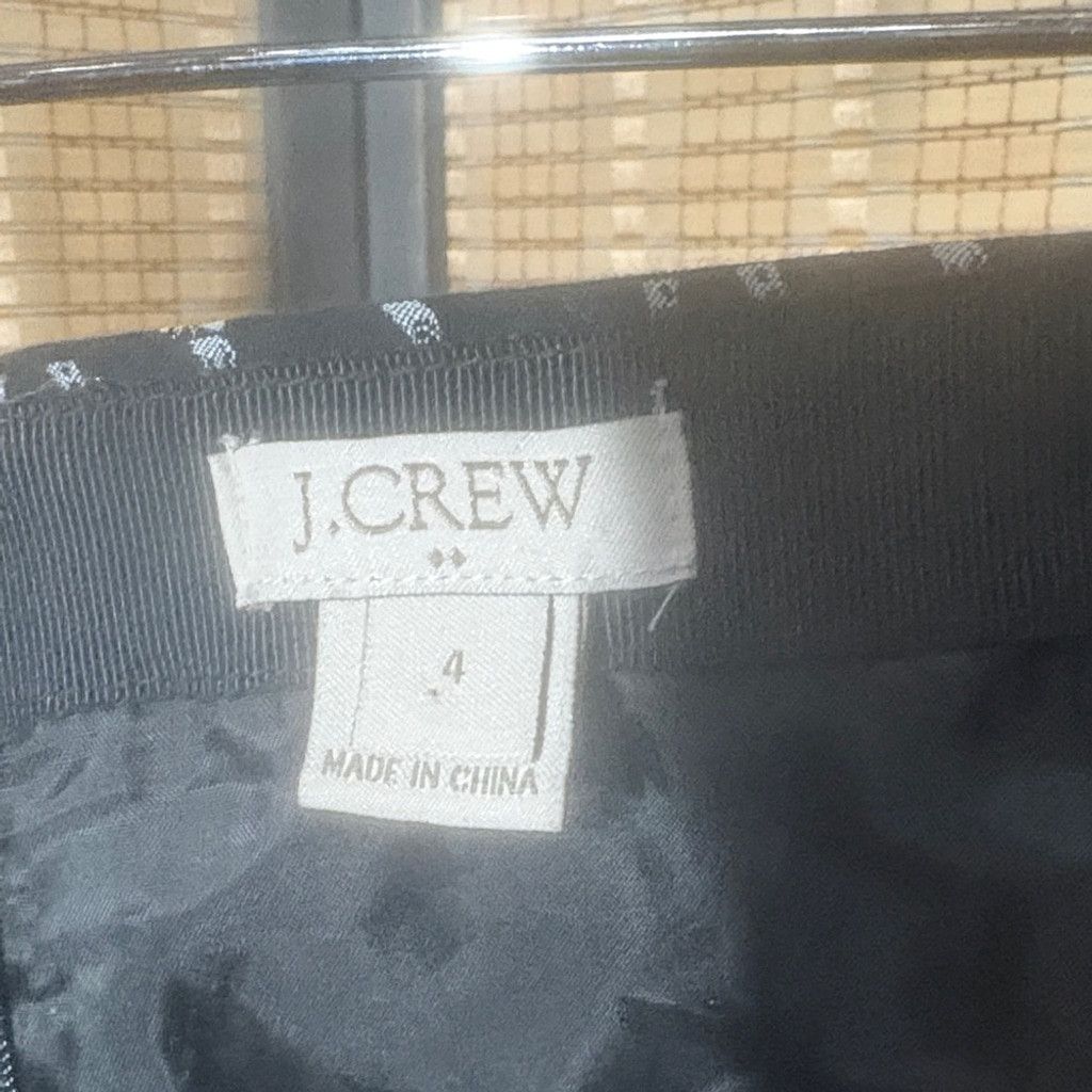 J.Crew J. Crew Zebra Print Pencil Skirt in Black and Gray Size 27" / US 4 / IT 40 - 2 Thumbnail