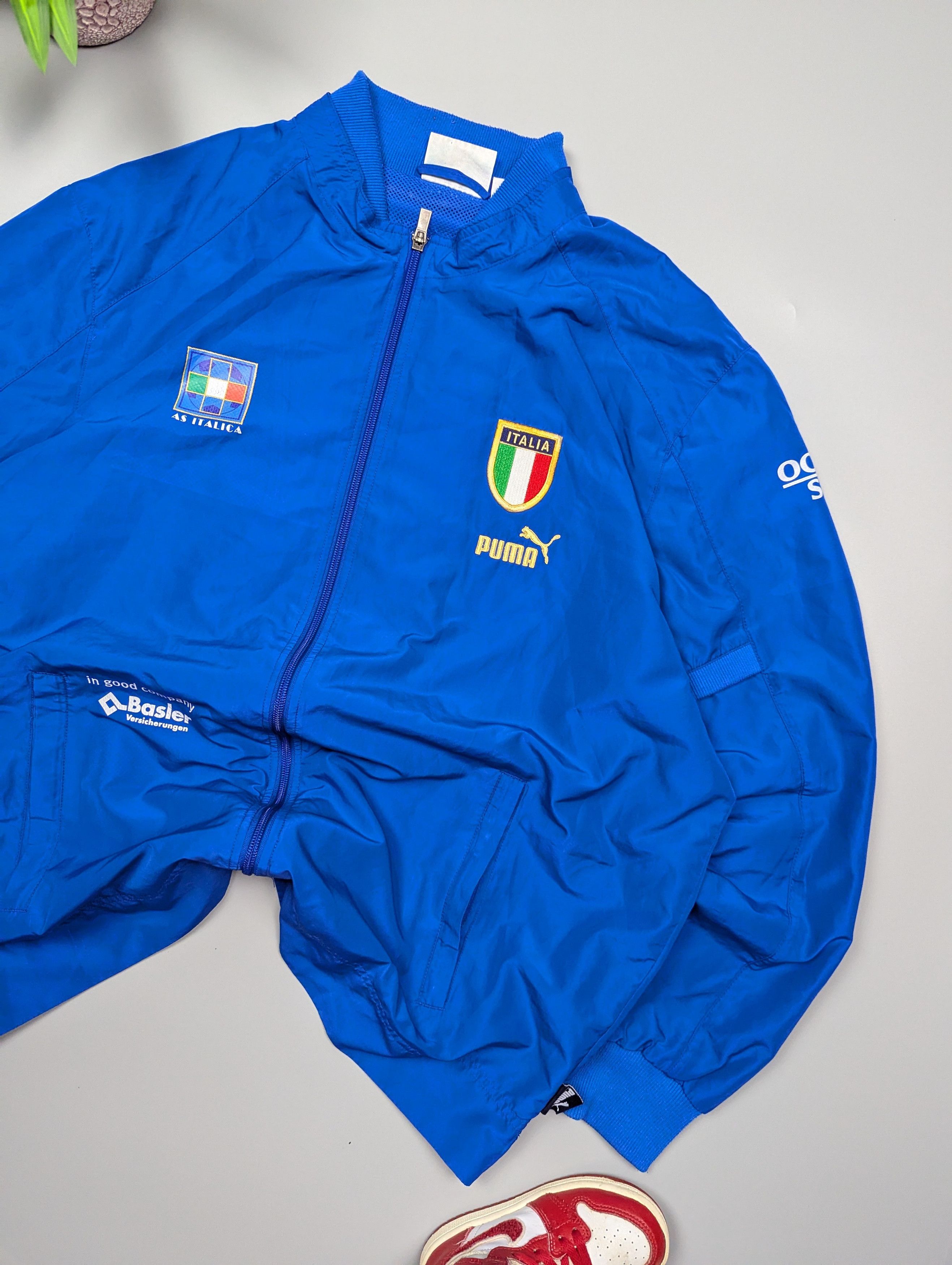 Puma Puma Italia Track Jacket Men’s XL Blue Retro Sportswear Size US XL / EU 56 / 4 - 2 Thumbnail