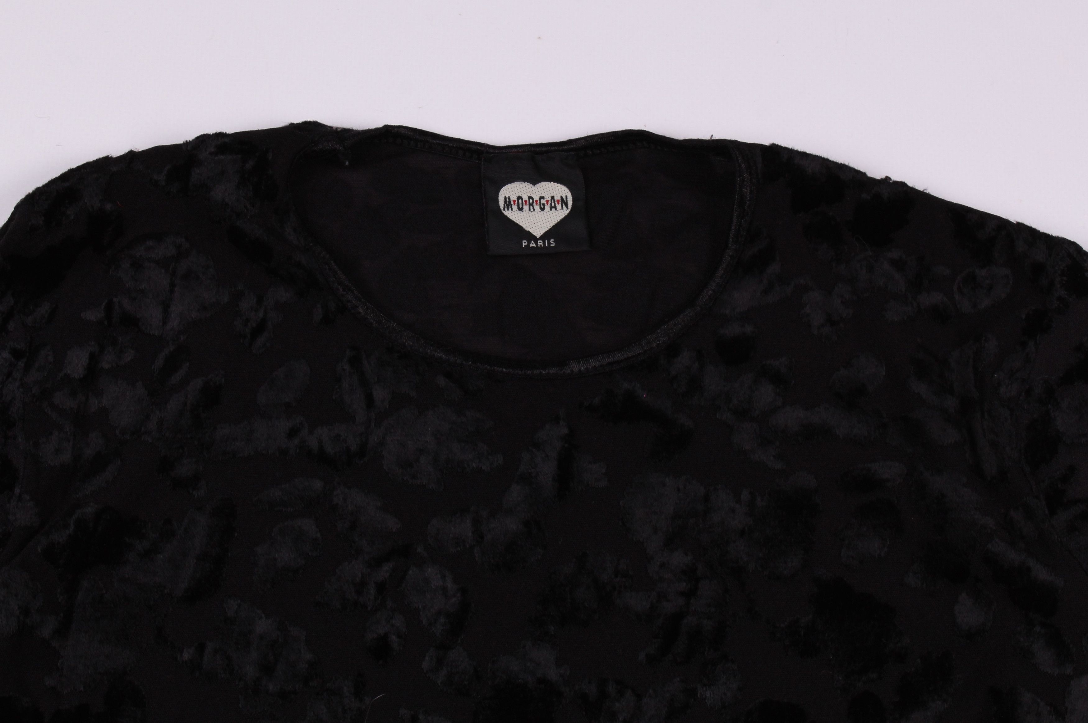 Morgan Homme Vintage Morgan de Toi 90's Mesh Leopard Long Sleeve Top Size S / US 4 / IT 40 - 5 Thumbnail