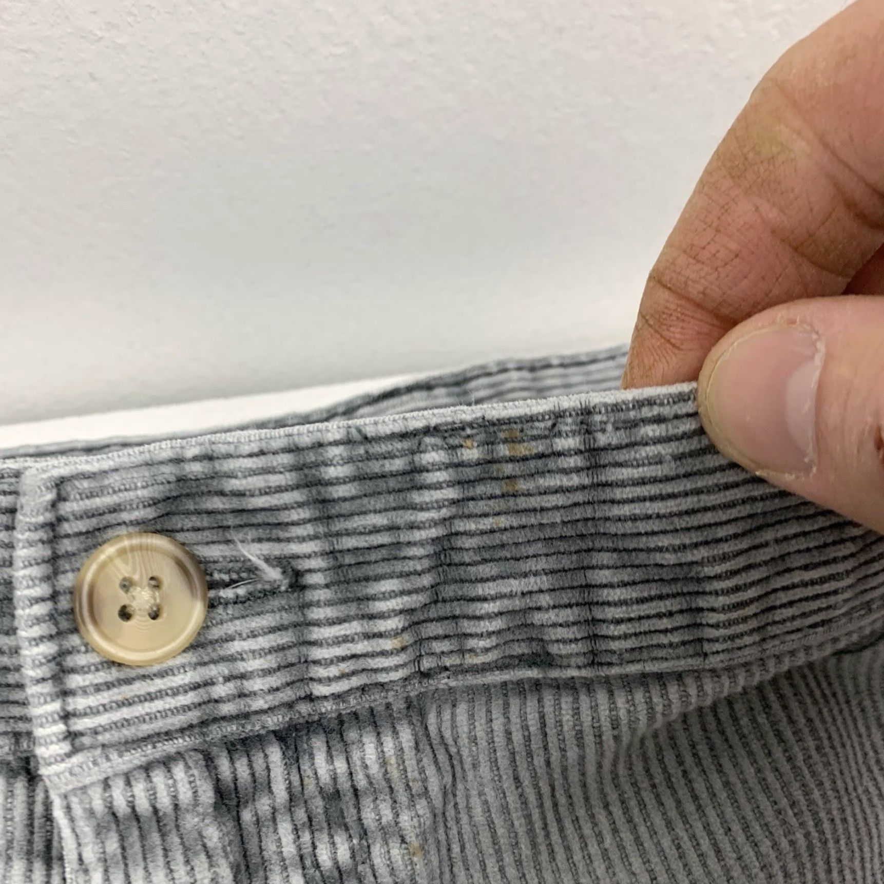 Vintage VINTAGE Woolrich Pants Corduroy Adult 38x27 Gray Outdoor 90s Size US 38 / EU 54 - 4 Thumbnail