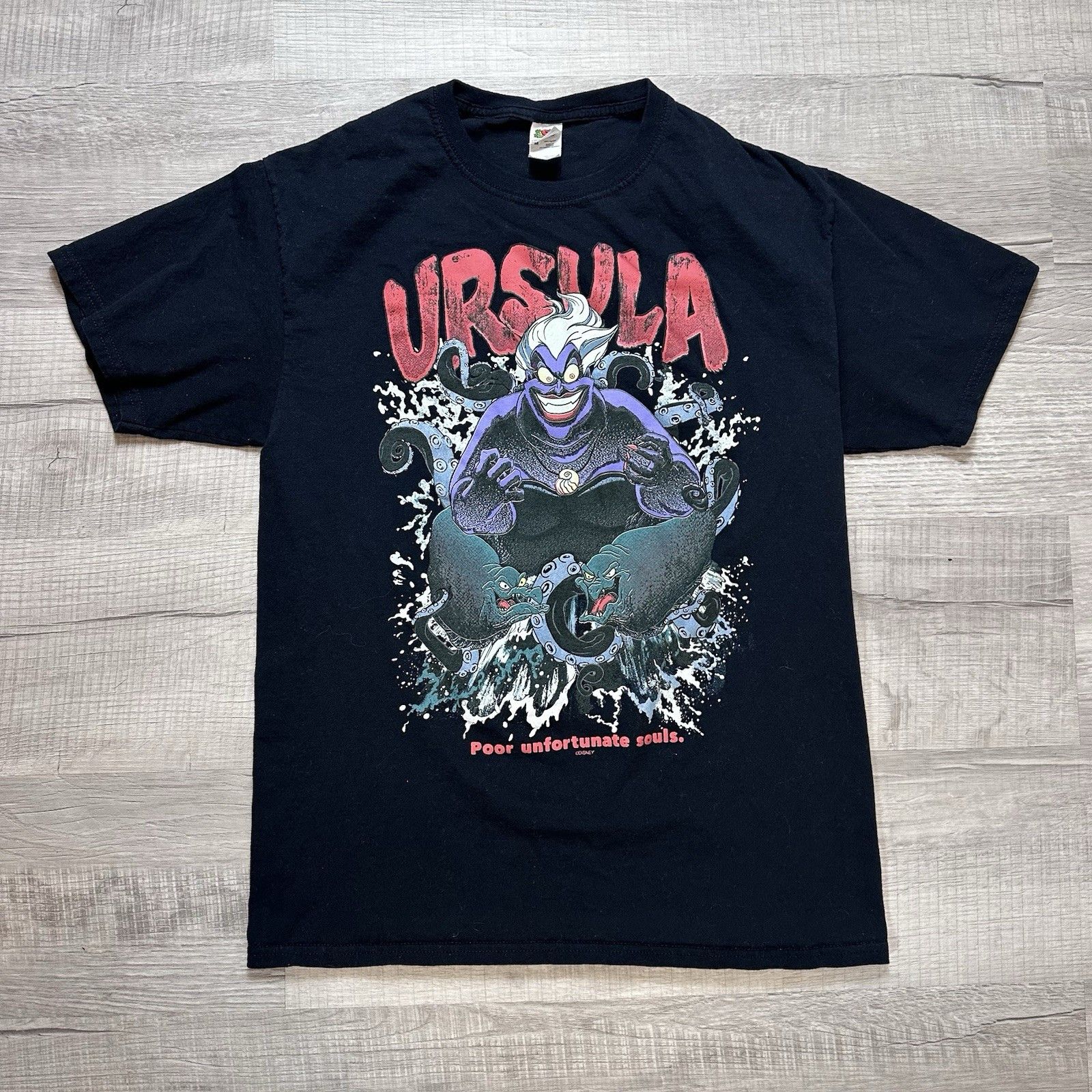 Fruit Of The Loom Disney Ursula Little Mermaid Tee Poor Unfortunate Souls Tee Size M / US 6-8 / IT 42-44 - 1 Thumbnail