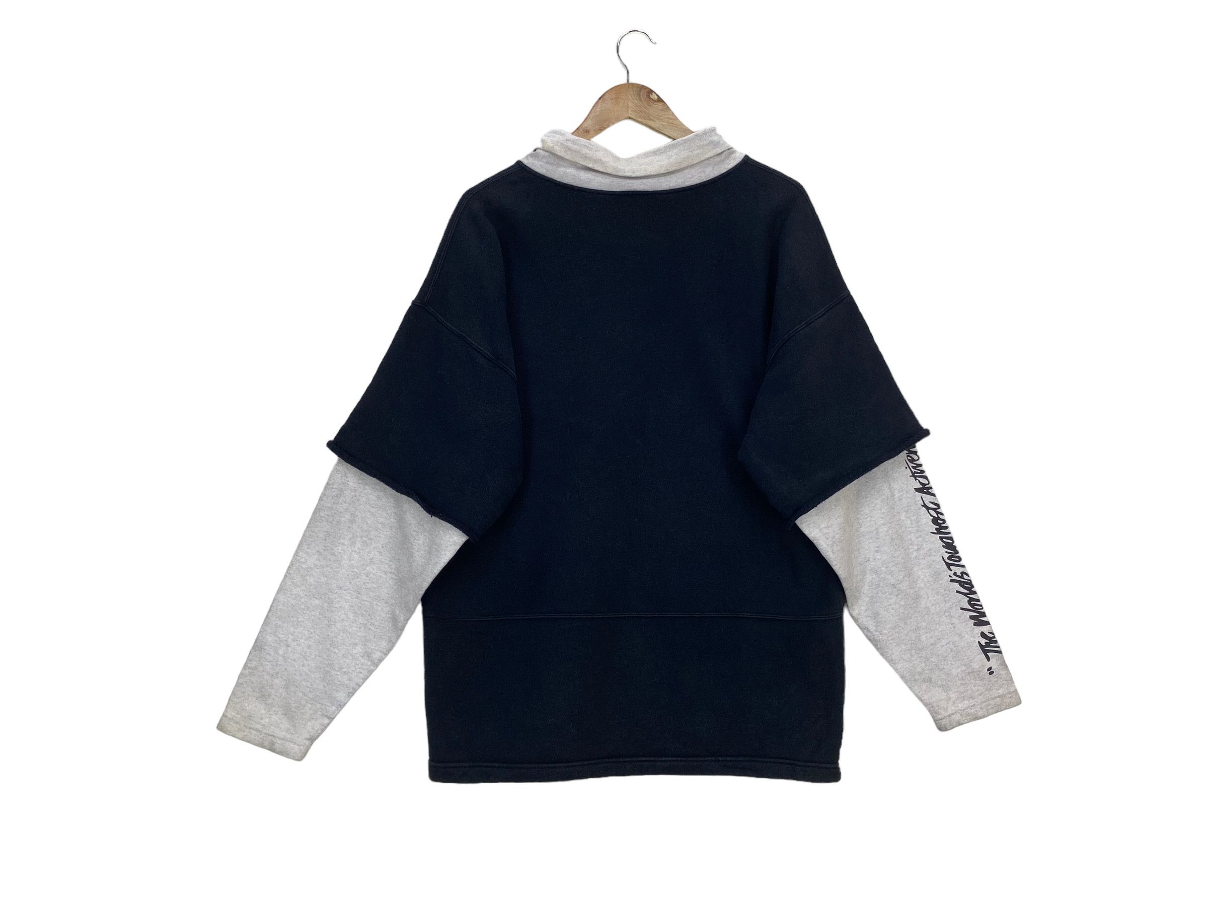 Canterbury of New Zealand × Vintage Canterbury of New Zealand Rugby Two Tone Sweater Pullover Size US S / EU 44-46 / 1 - 3 Thumbnail