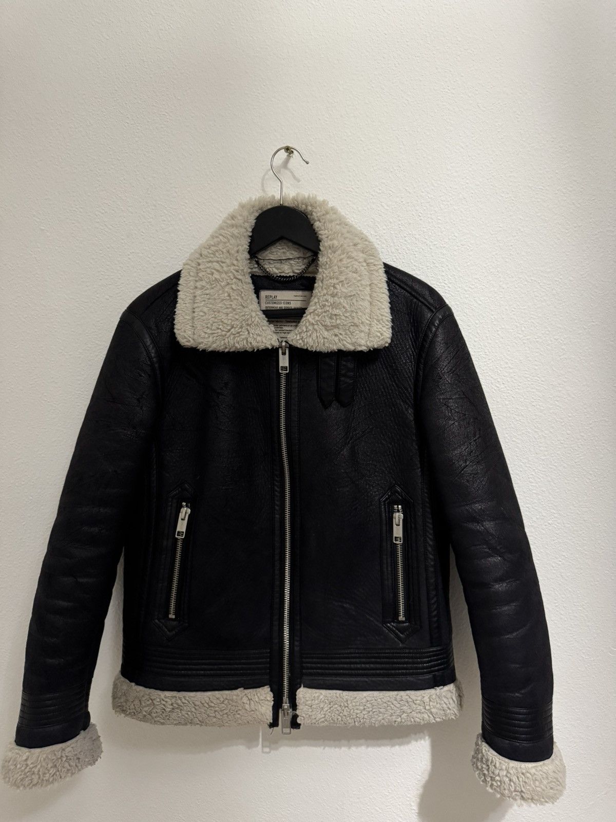 Replay Replay Shearling Jacket Size US S / EU 44-46 / 1 - 3 Thumbnail