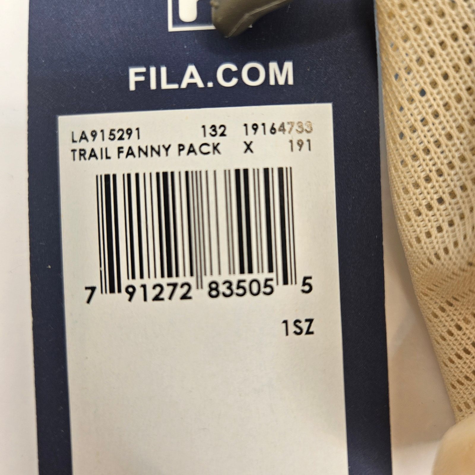 Fila FILA RARE TRAIL FANNY PACK WHITE BLUE LA915291-132 NWT Size ONE SIZE - 2 Thumbnail