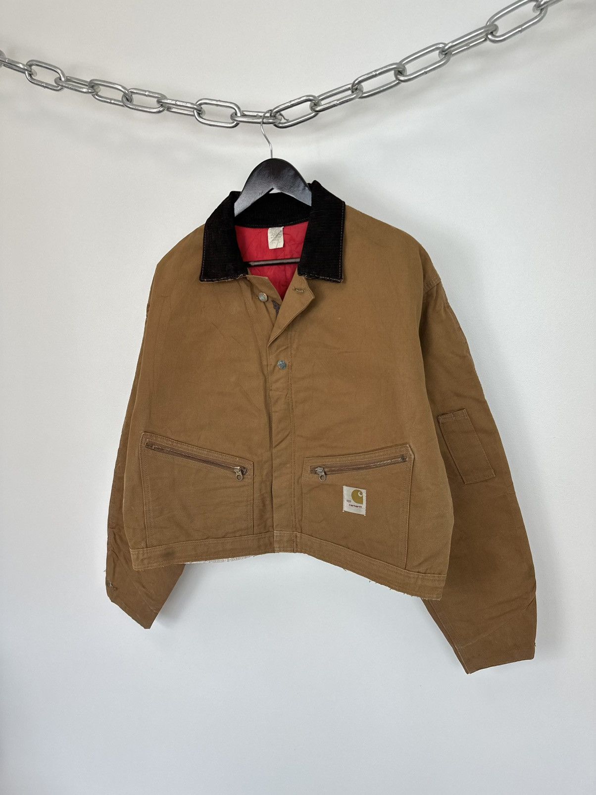 Carhartt Vintage 70s Carhartt USA Cropped Boxy Baggy Detroit Jacket Size US M / EU 48-50 / 2 - 5 Thumbnail