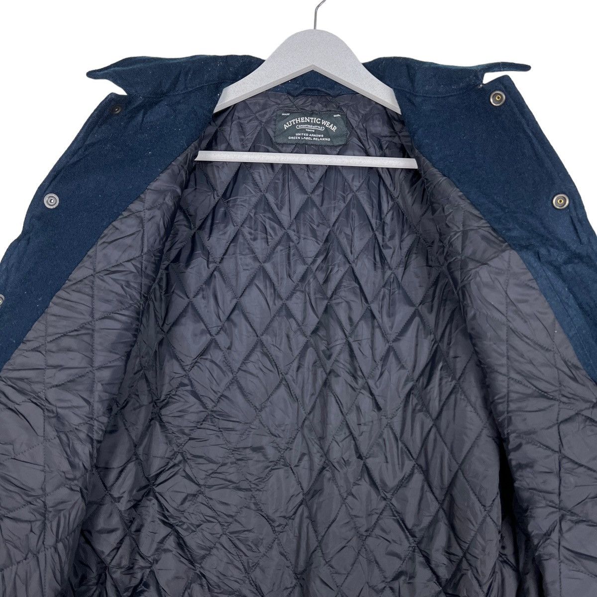 United Arrows 🔥 GREEN LABEL RELAXING UNITED ARROWS WOOL BOMBER JACKET Size US M / EU 48-50 / 2 - 12 Thumbnail