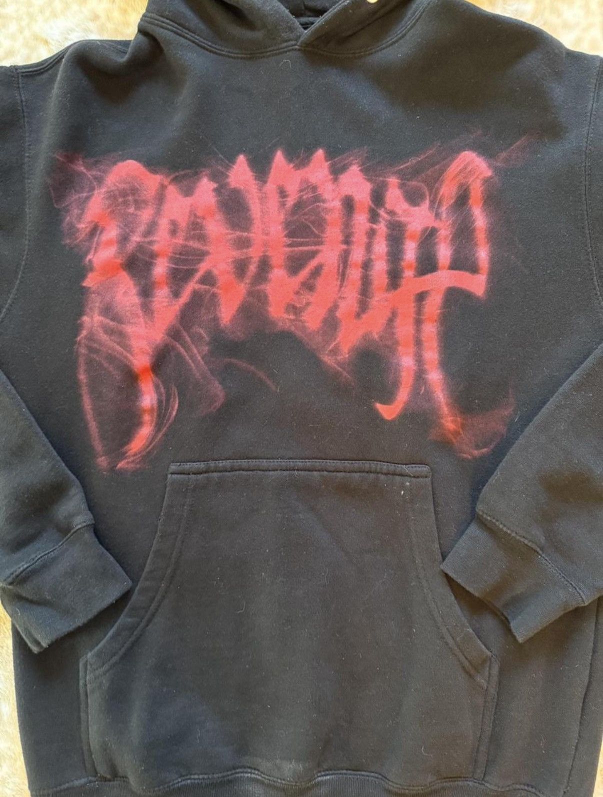Revenge Revenge Young Thug Smoke Skull Hoodie Black/Red Size US S / EU 44-46 / 1 - 3 Thumbnail