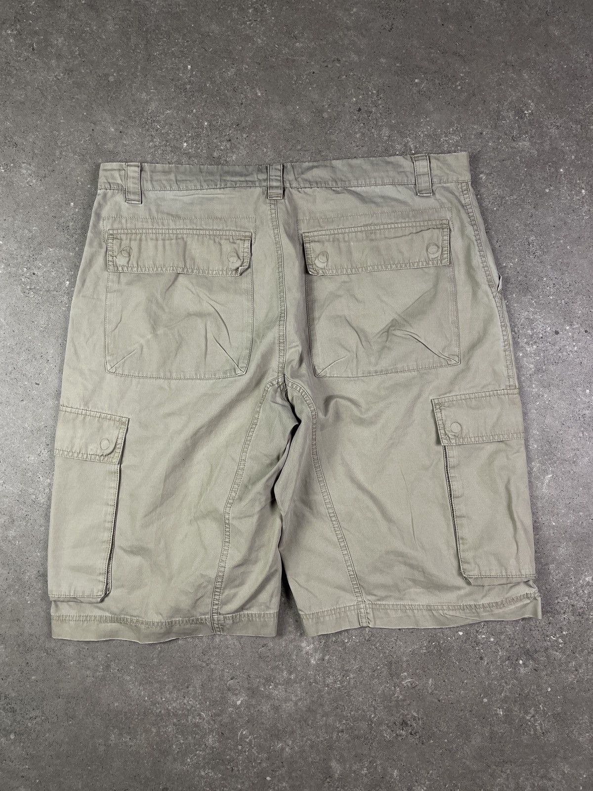 Nike × Vintage Vintage Y2K Nike Cargo Shorts Jorts Size US 36 / EU 52 - 2 Thumbnail