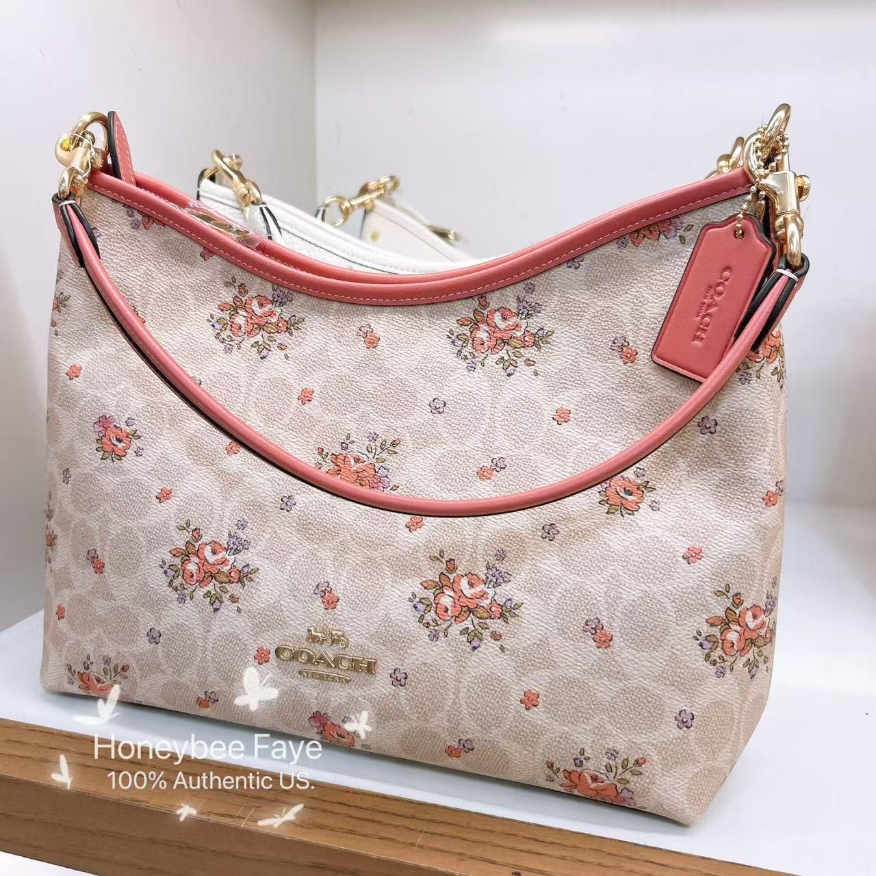 Coach Laurel Shoulder Bag In Signature Canvas Floral Print CAL36 Size ONE SIZE - 2 Thumbnail