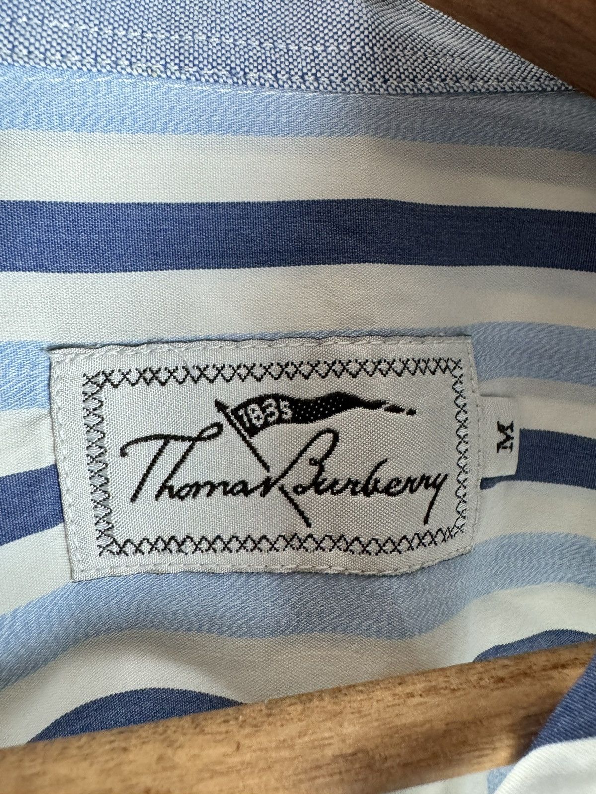 Burberry Thomas Burberry Vintage Button Up Shirt Size US M / EU 48-50 / 2 - 3 Thumbnail