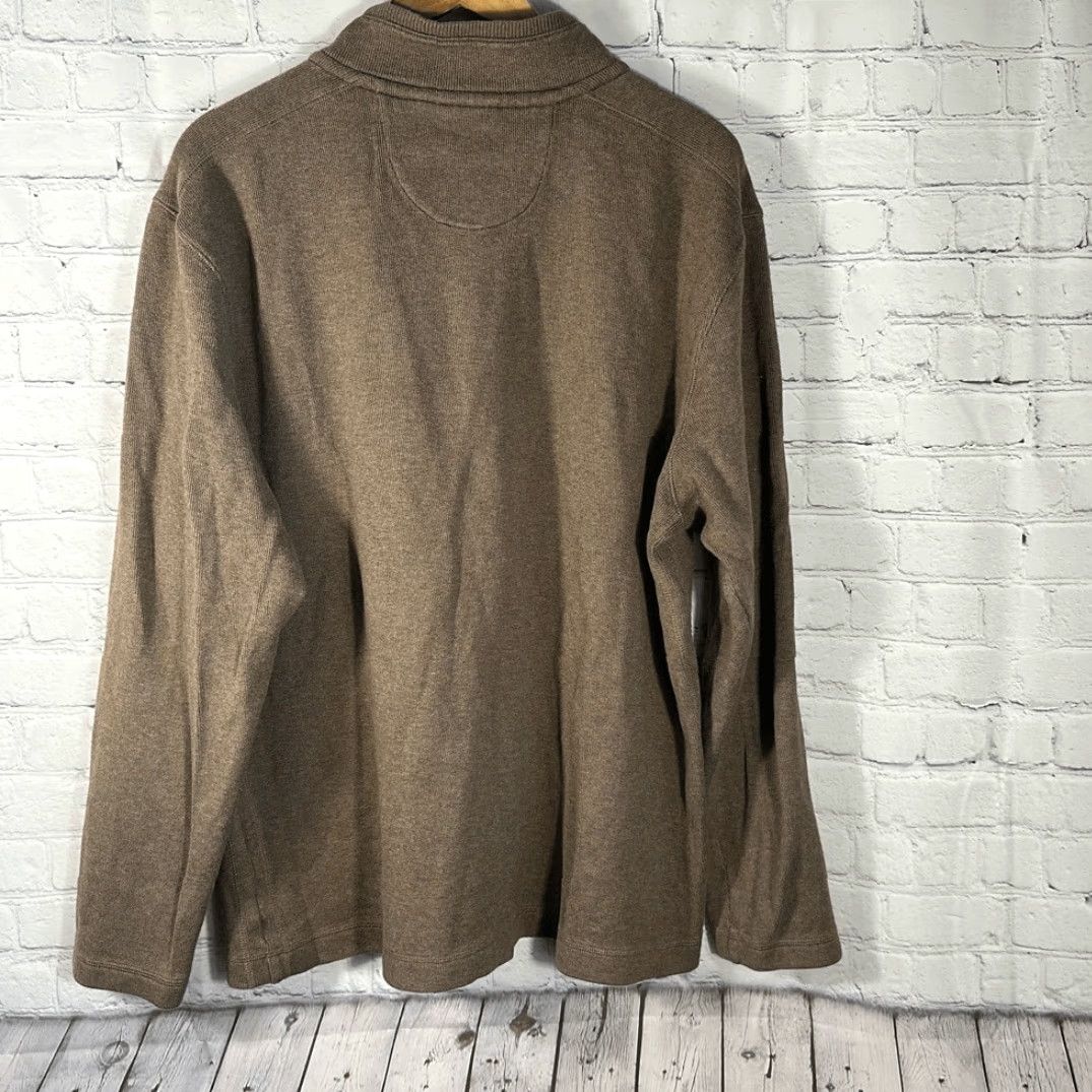 Johnston & Murphy Johnston & Murphy Button up Sweater XL Brown Men Regular Size XL Brown Pullover Button Knit? Size US XL / EU 56 / 4 - 3 Thumbnail