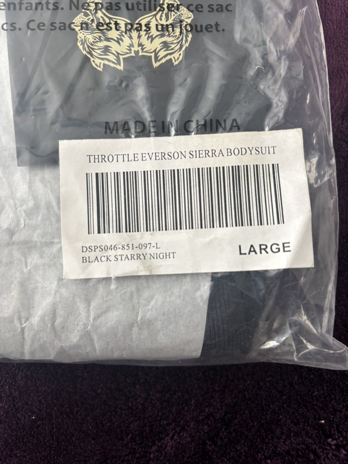 Darc Sport Darc Sport Throttle Everson Sierra Bodysuit – Starry Night L Size L / US 10 / IT 46 - 5 Thumbnail