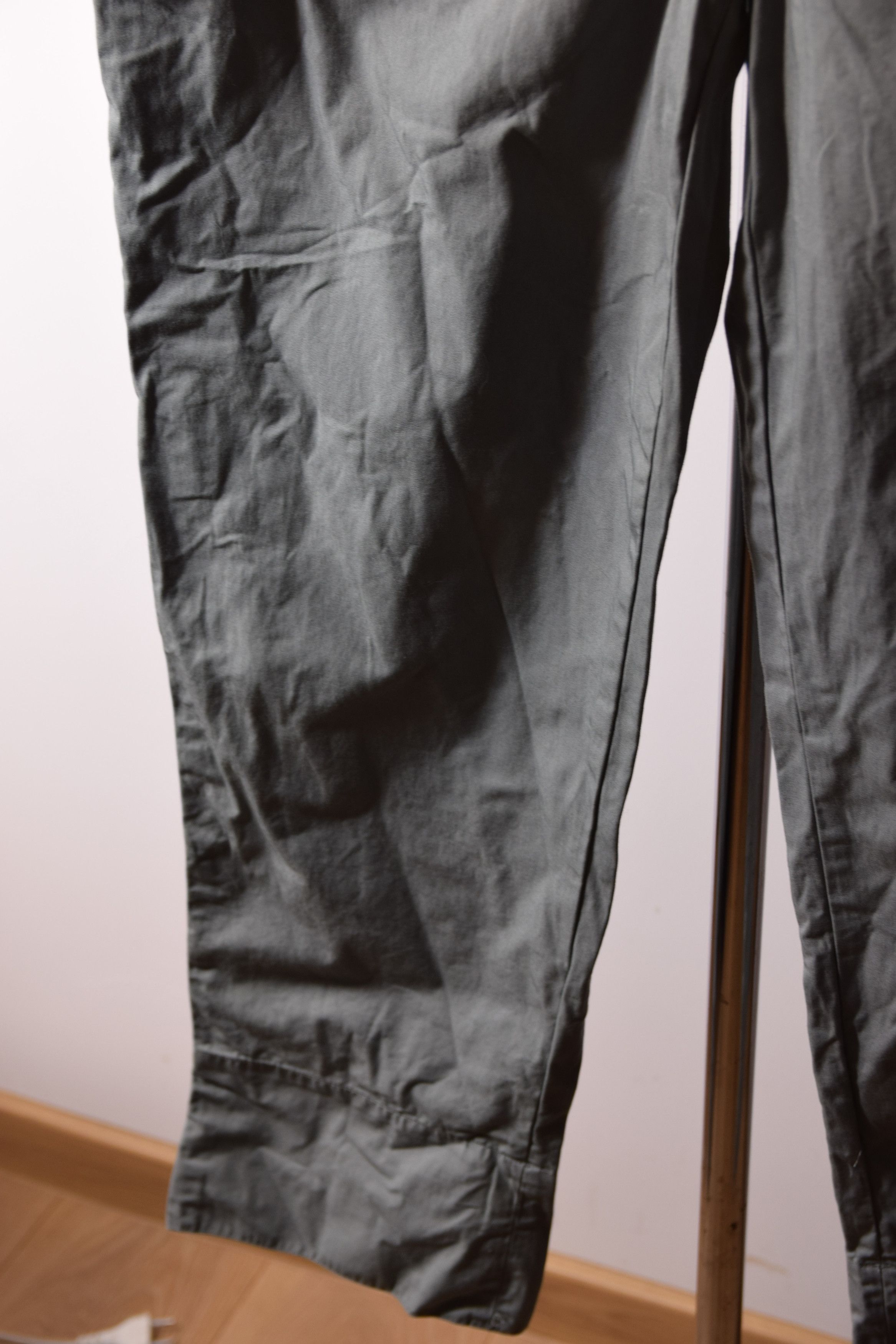 Acne Studios Women's 34 High Waist Chino Pants Teal Loose 36 Size 36" / US 14 / IT 50 - 7 Thumbnail