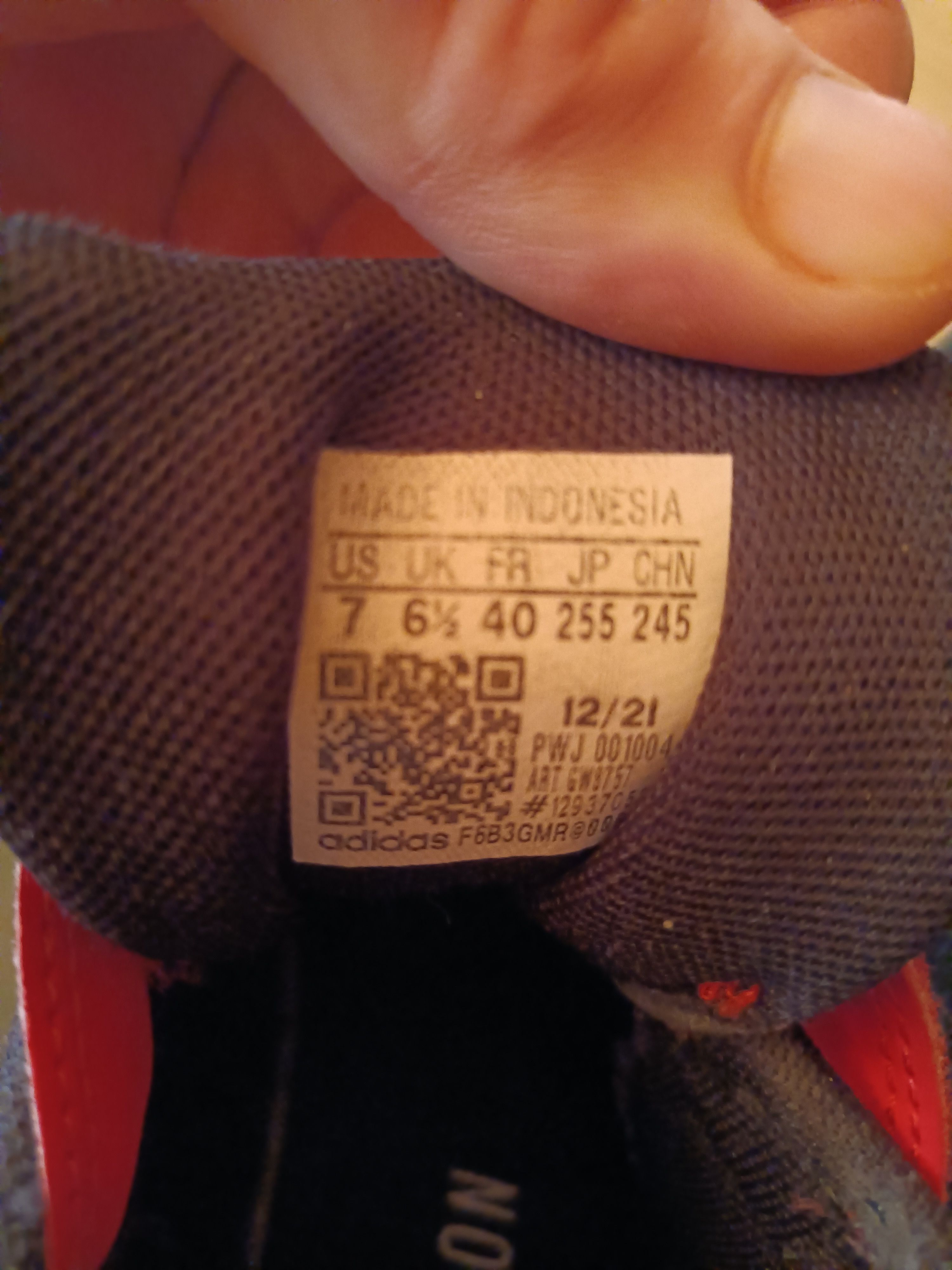 Adidas Adidas red men's shoes size US 7 Size US 7 / EU 40 - 7 Thumbnail