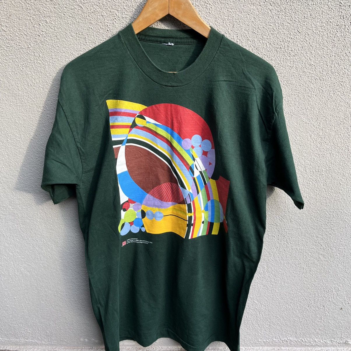 Arts & Science Vintage FRANK LLOYD WRIGHT march balloons art tee photo Size US L / EU 52-54 / 3 - 2 Thumbnail