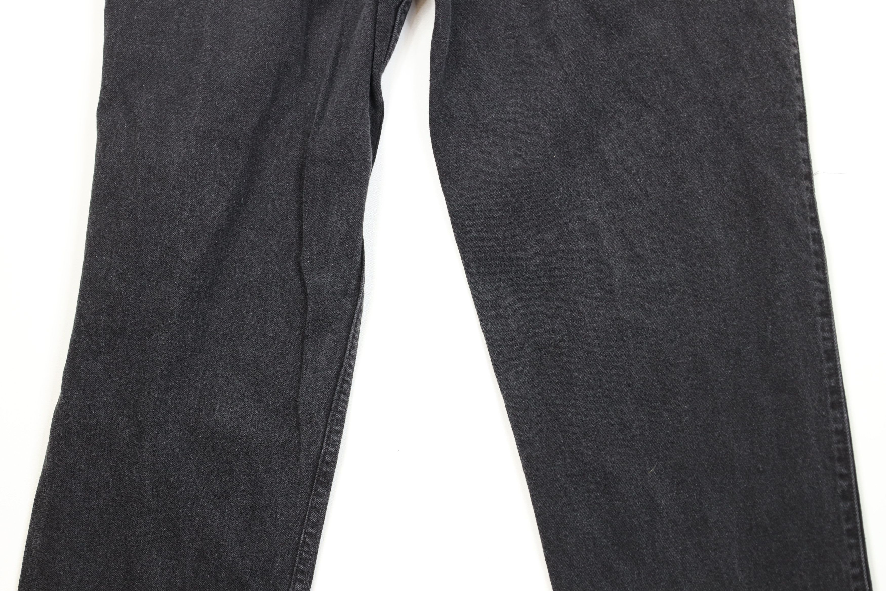 Levi's Vintage 90s Levis 545 Loose Fit Denim Jeans Black Cotton Size US 38 / EU 54 - 10 Thumbnail