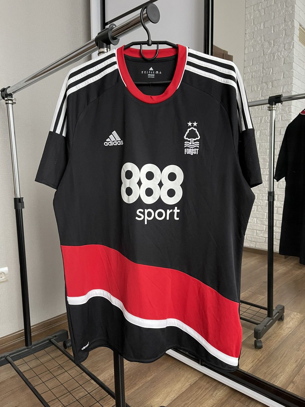 Adidas 2016/2017 Adidas Nottingham Forest Soccer Jersey T-Shirt Size US XL / EU 56 / 4 - 3 Thumbnail